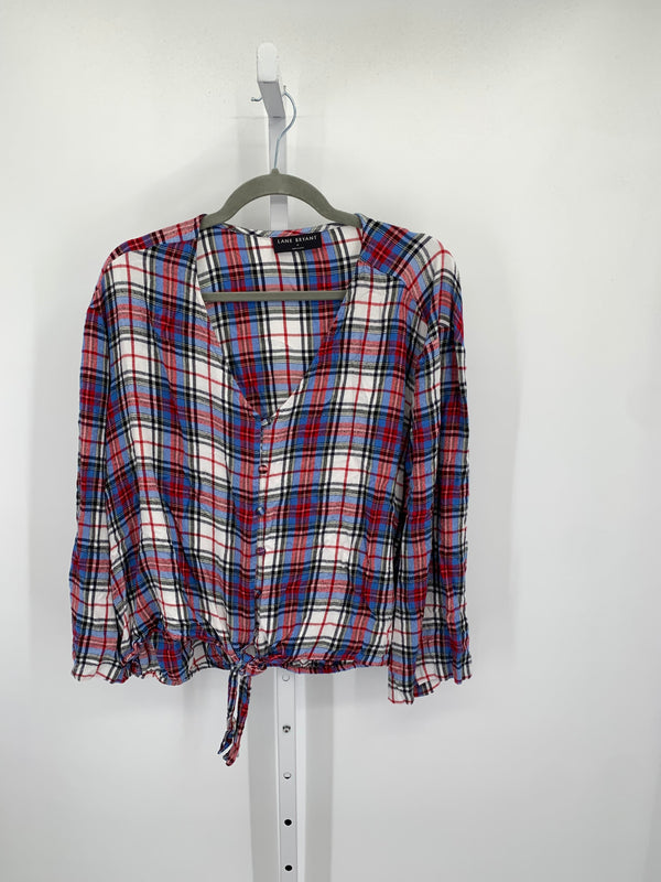 Lane Bryant Size 16 W Womens Long Sleeve Shirt