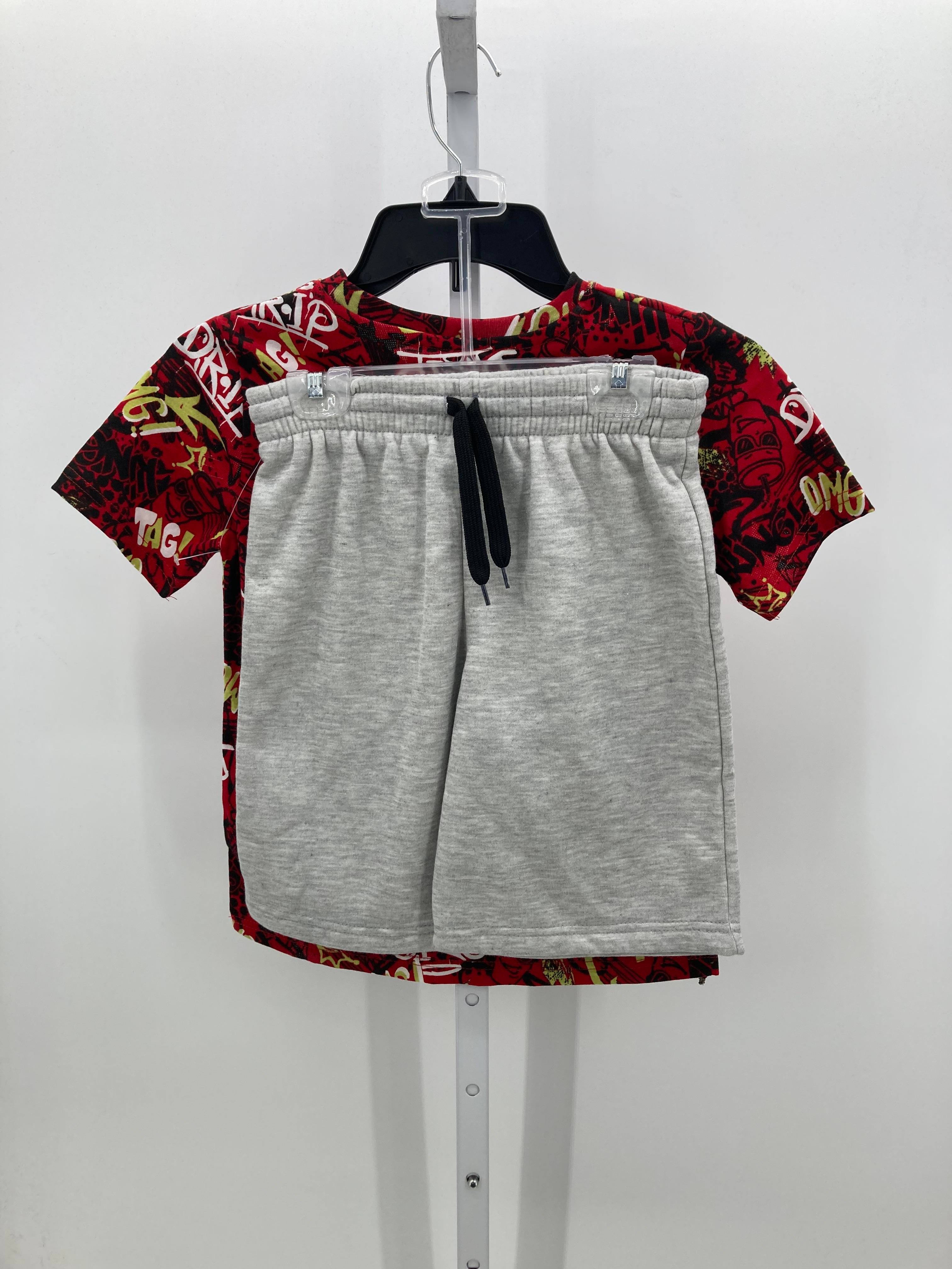 NWOT GRAFFITI SHIRT AND SHORTS