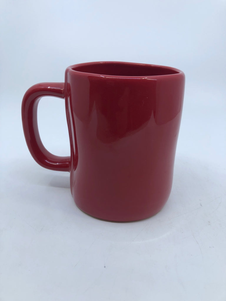 RAE DUNN XOXO RED MUG.