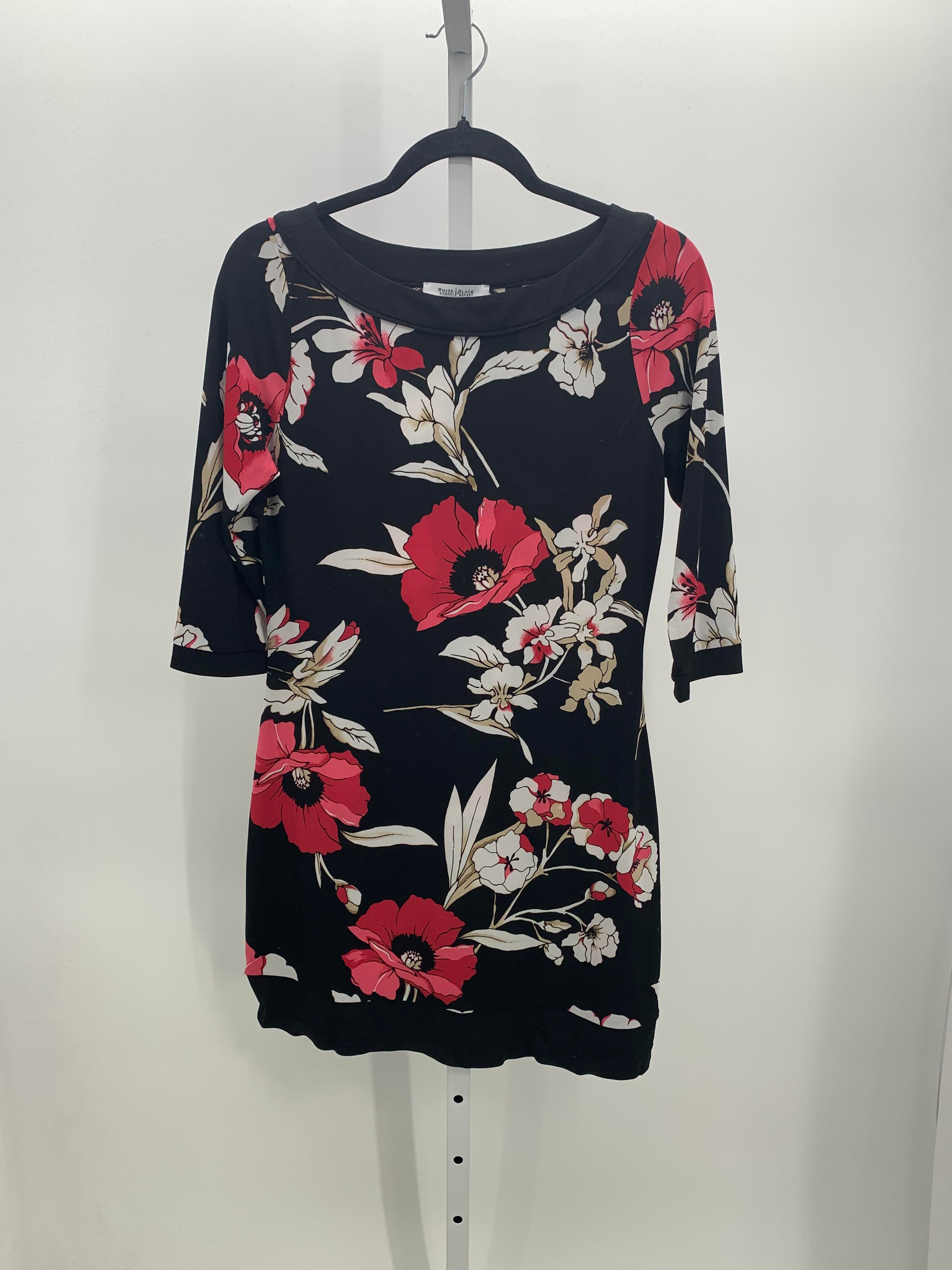 White House Black Size Small Misses 3/4 Sleeve Dress
