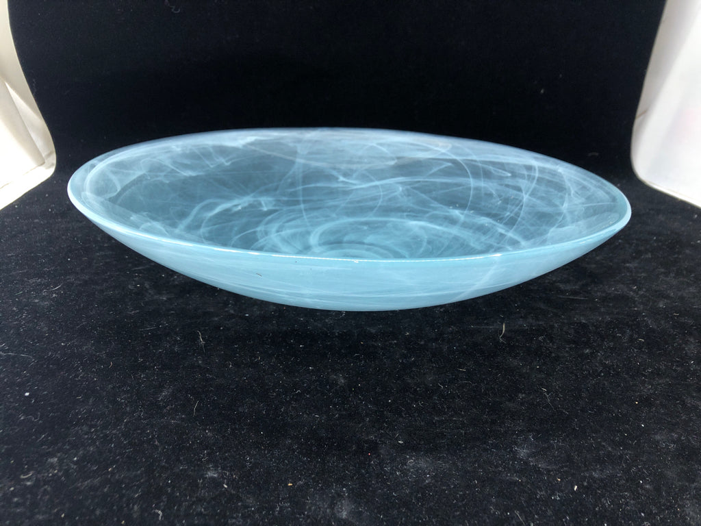 BLUE SMOKEY CENTERPIECE BOWL.