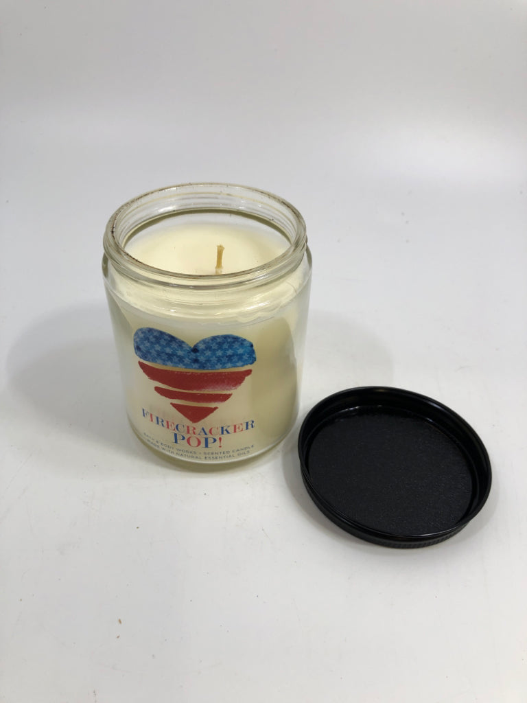 NEW FIRECRACKER POP CANDLE.