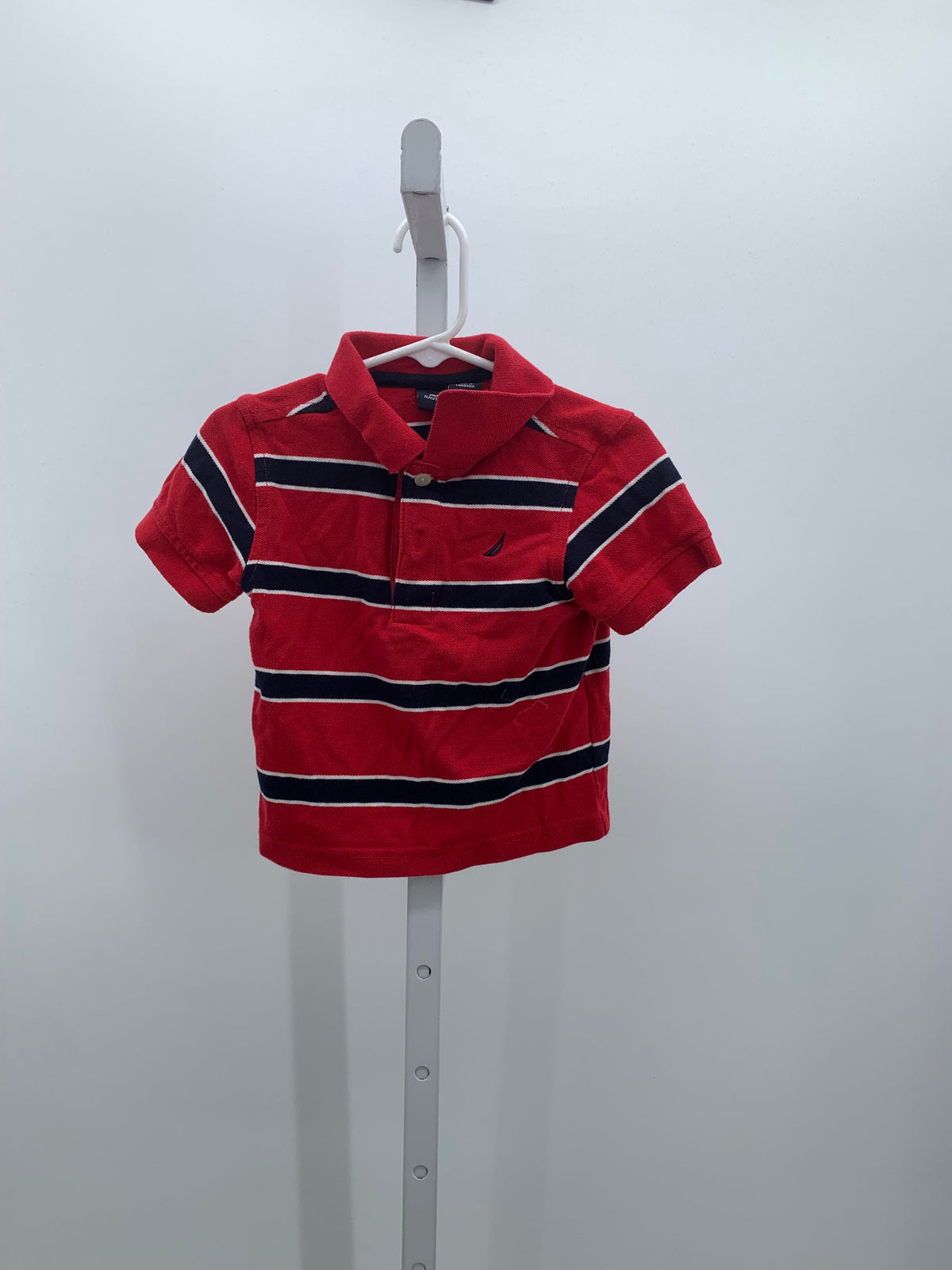 STRIPES WAFFLE KNIT POLO