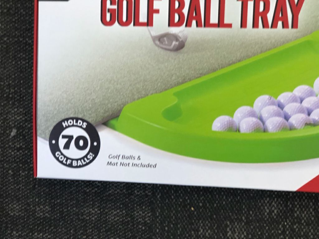 NIB GOLF BALL TRAY.