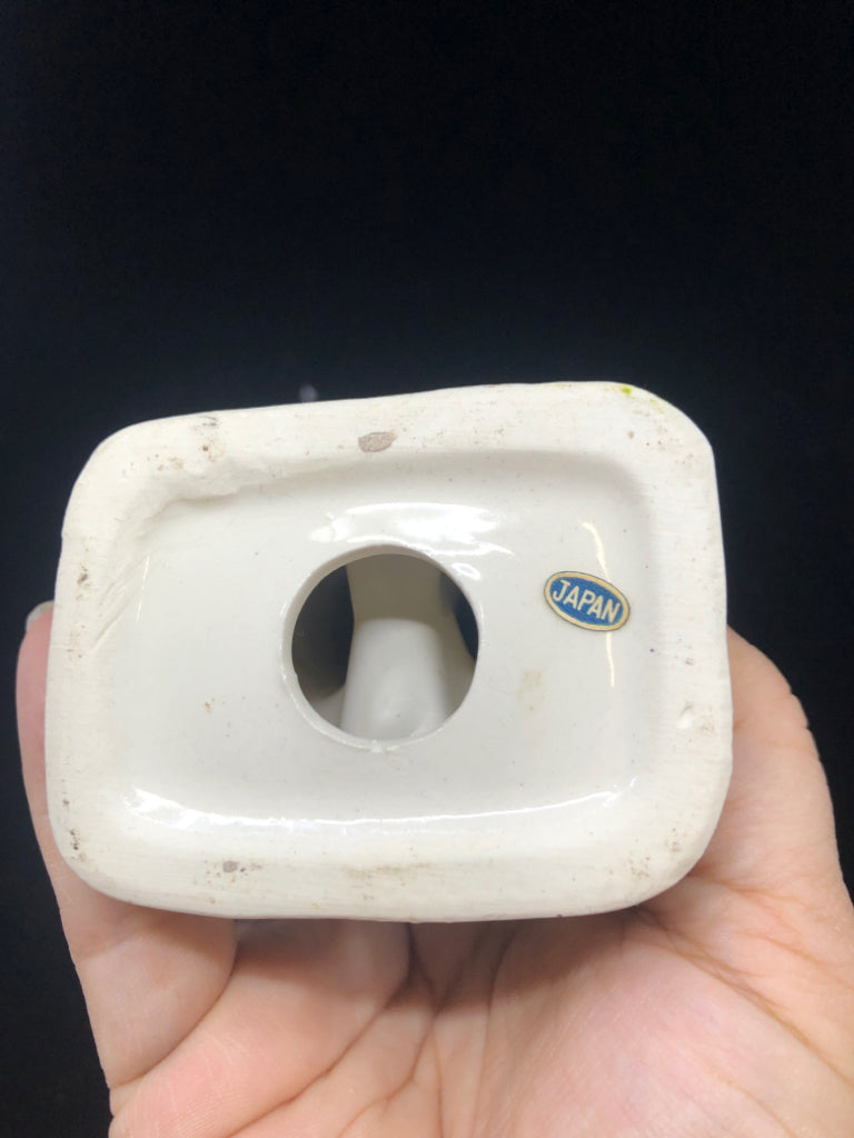 VTG BOY WITH UMBRELLA FIGURINE.