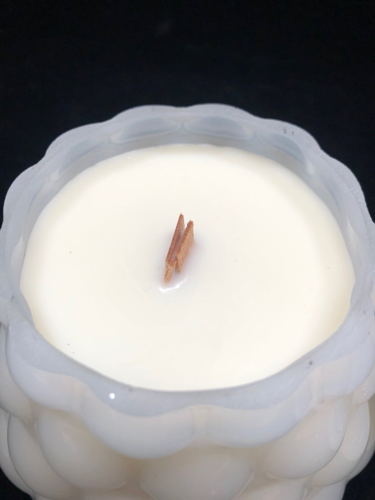 WINTER PINE TREE CANDLE.