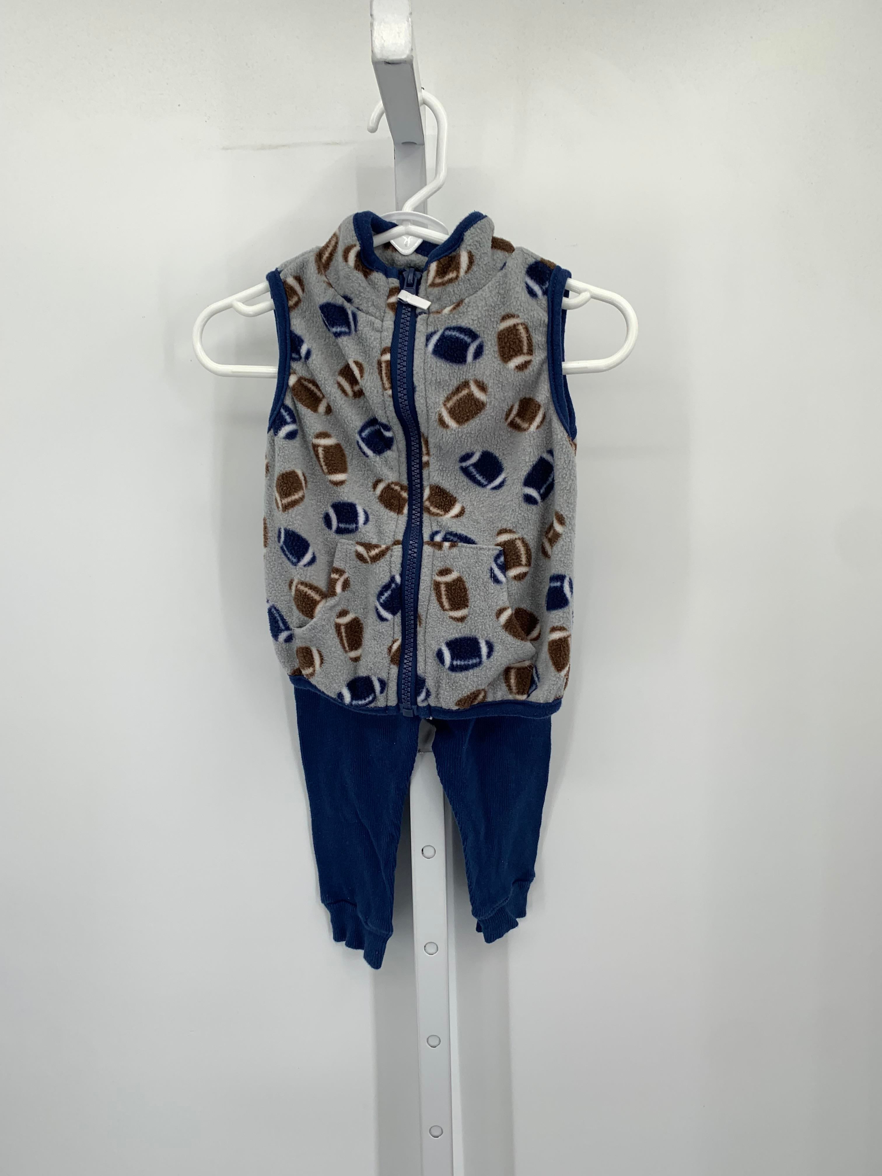 FOOTBALLS FLEECE VEST AND PANTS