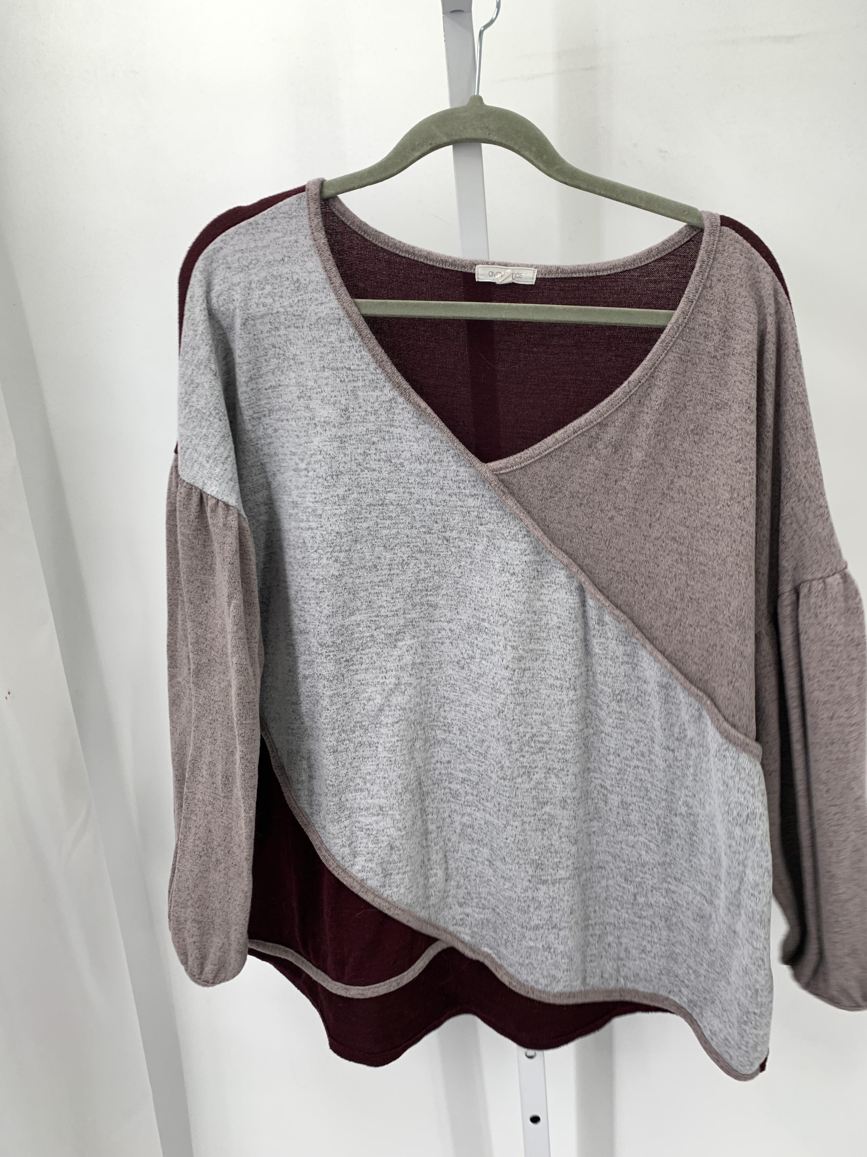 Size 2X Womens Long Sleeve Shirt