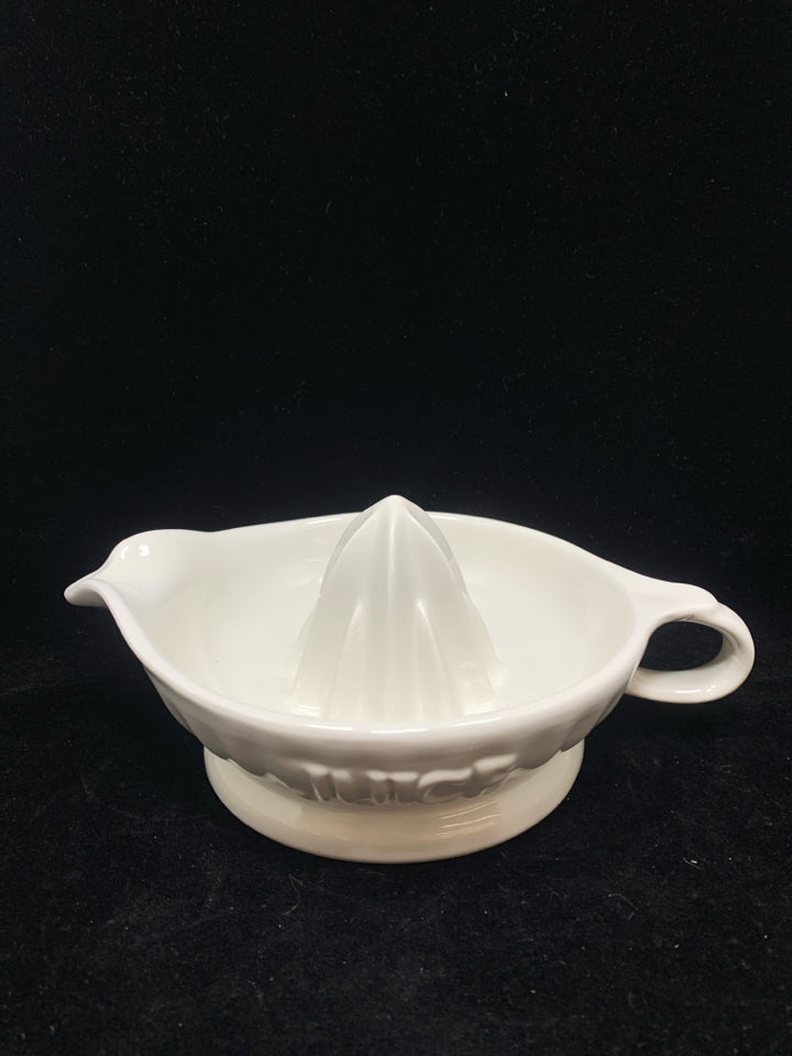 CERAMIC CITRUS JUICER.