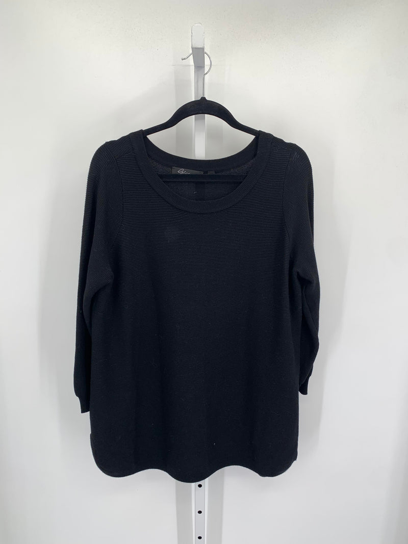 Size 1X Womens Long Slv Sweater