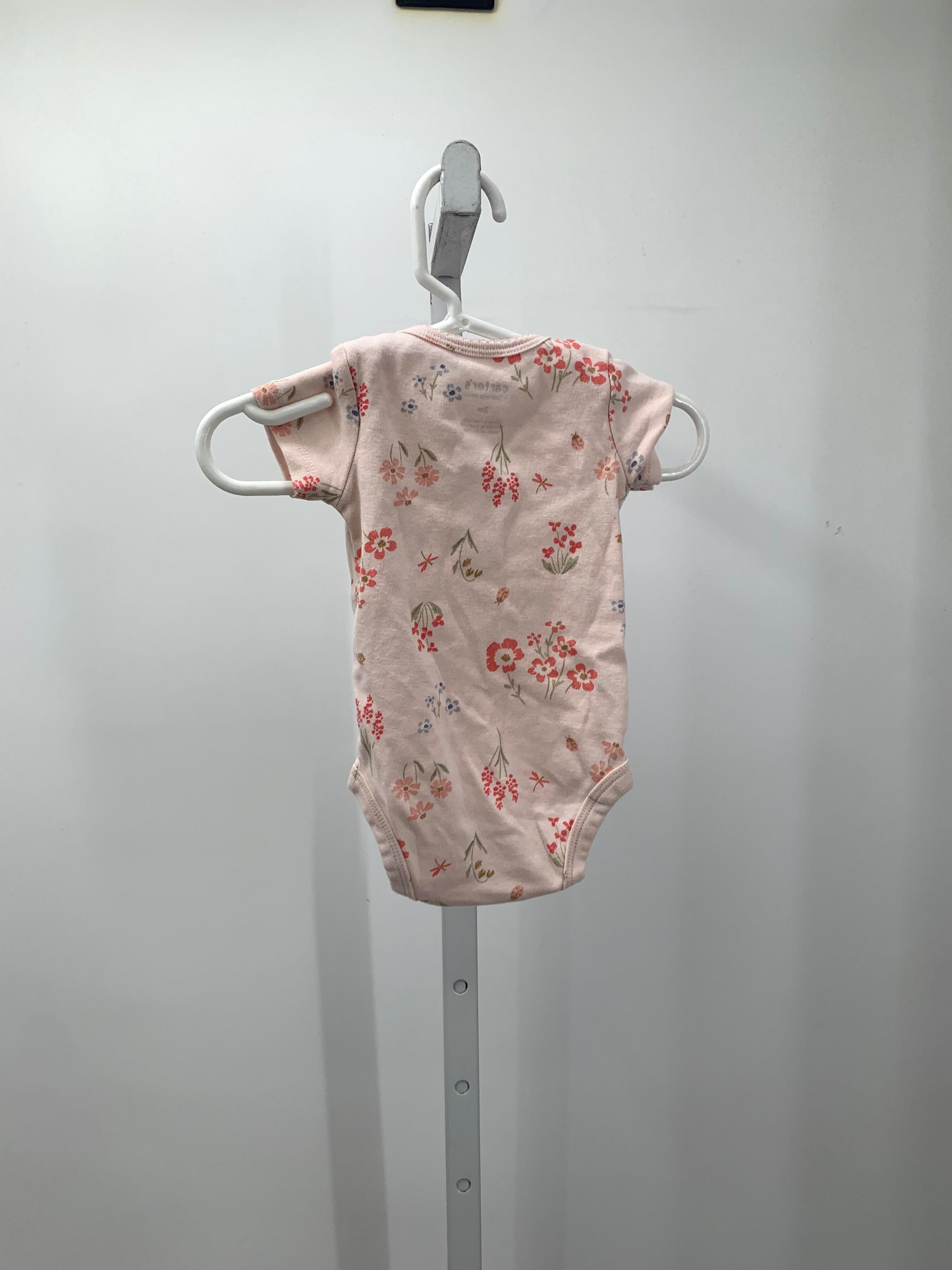 Carters Size 3 Months Girls Short Sleeve Shirt
