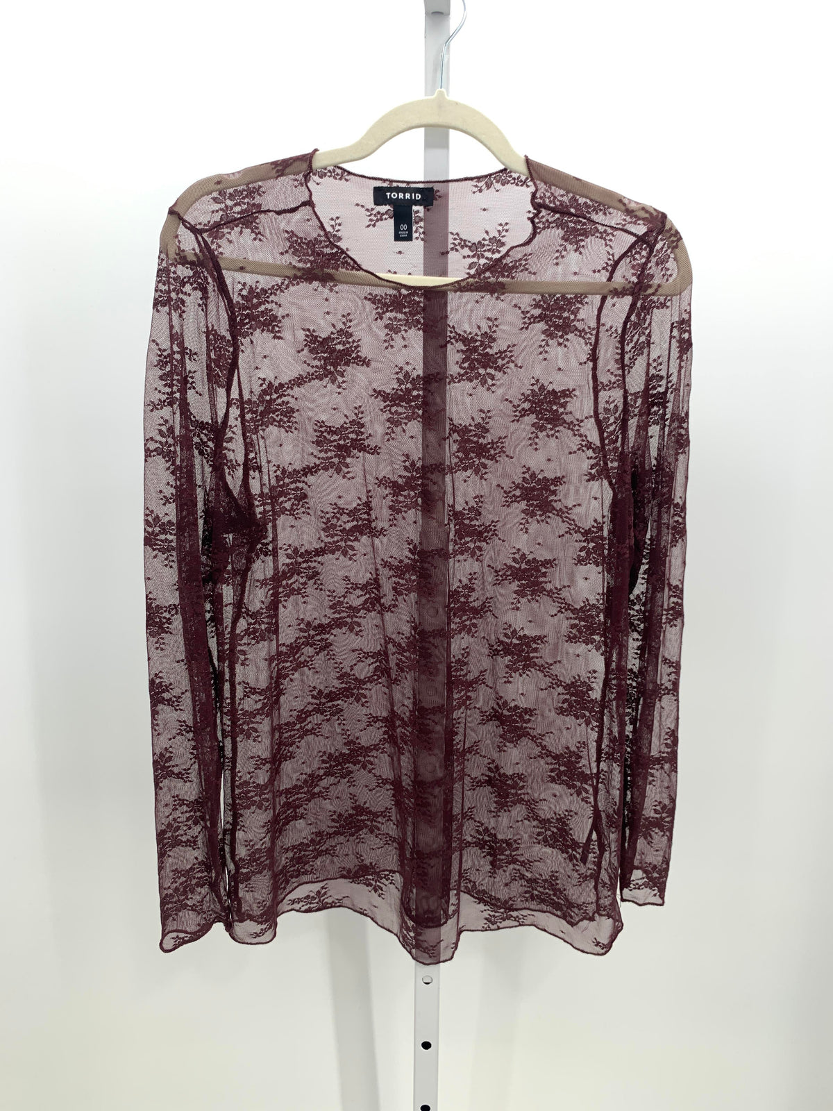 Torrid Size 0X Womens Long Sleeve Shirt