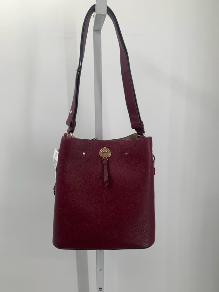 Kate Spade Marti Large Bucket Bag in Deep Berry- New With Tags