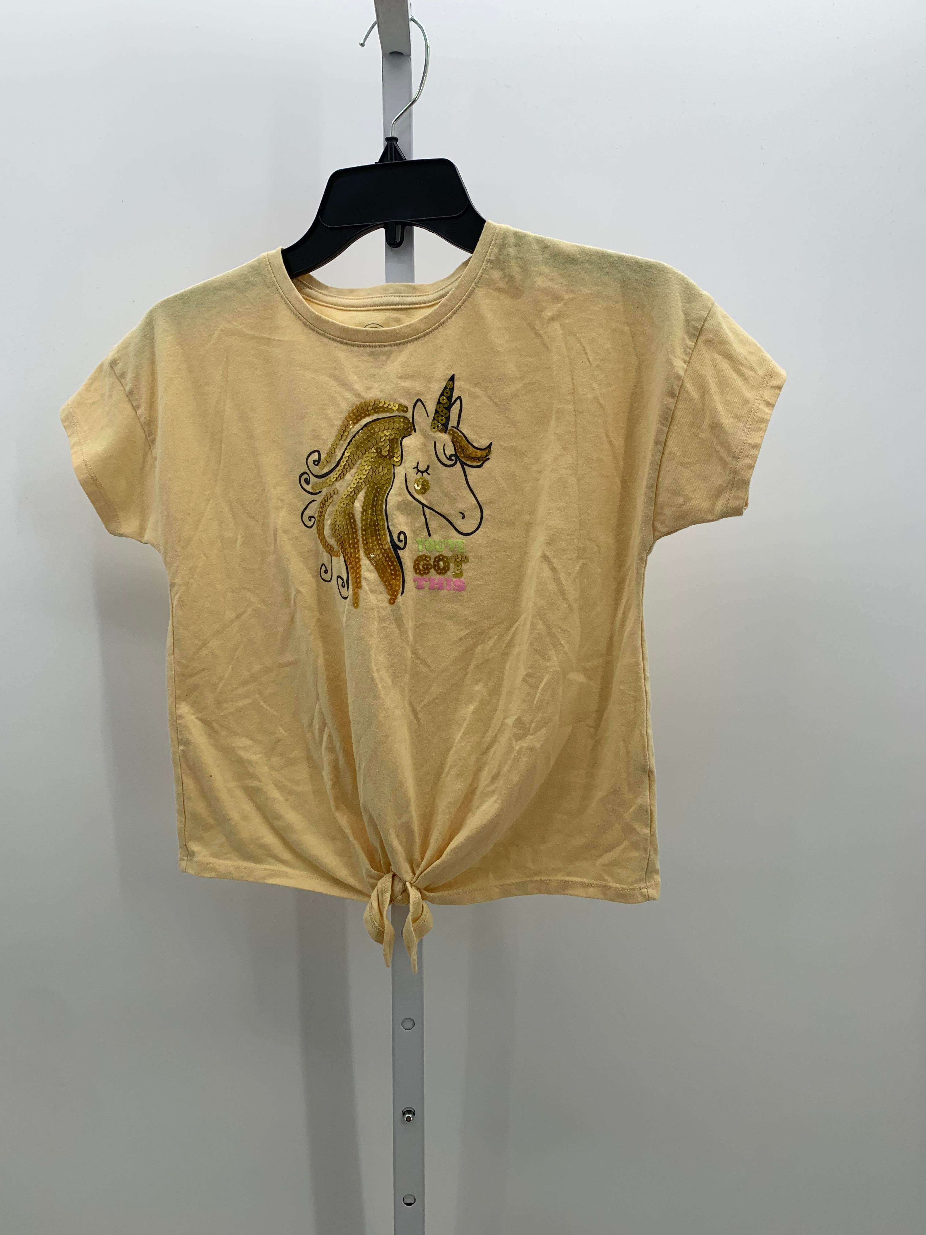 Wonder Nation Size 10-12 Girls Short Sleeve Shirt