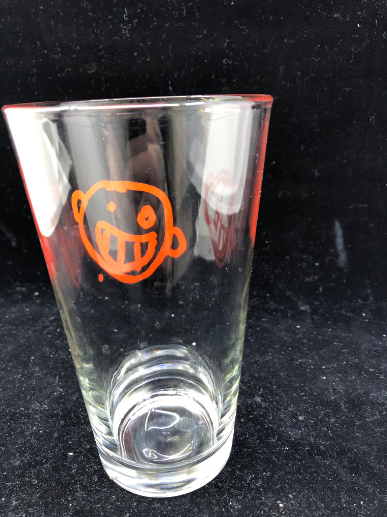 NEWBURY COMICS DRINKING GLASS.