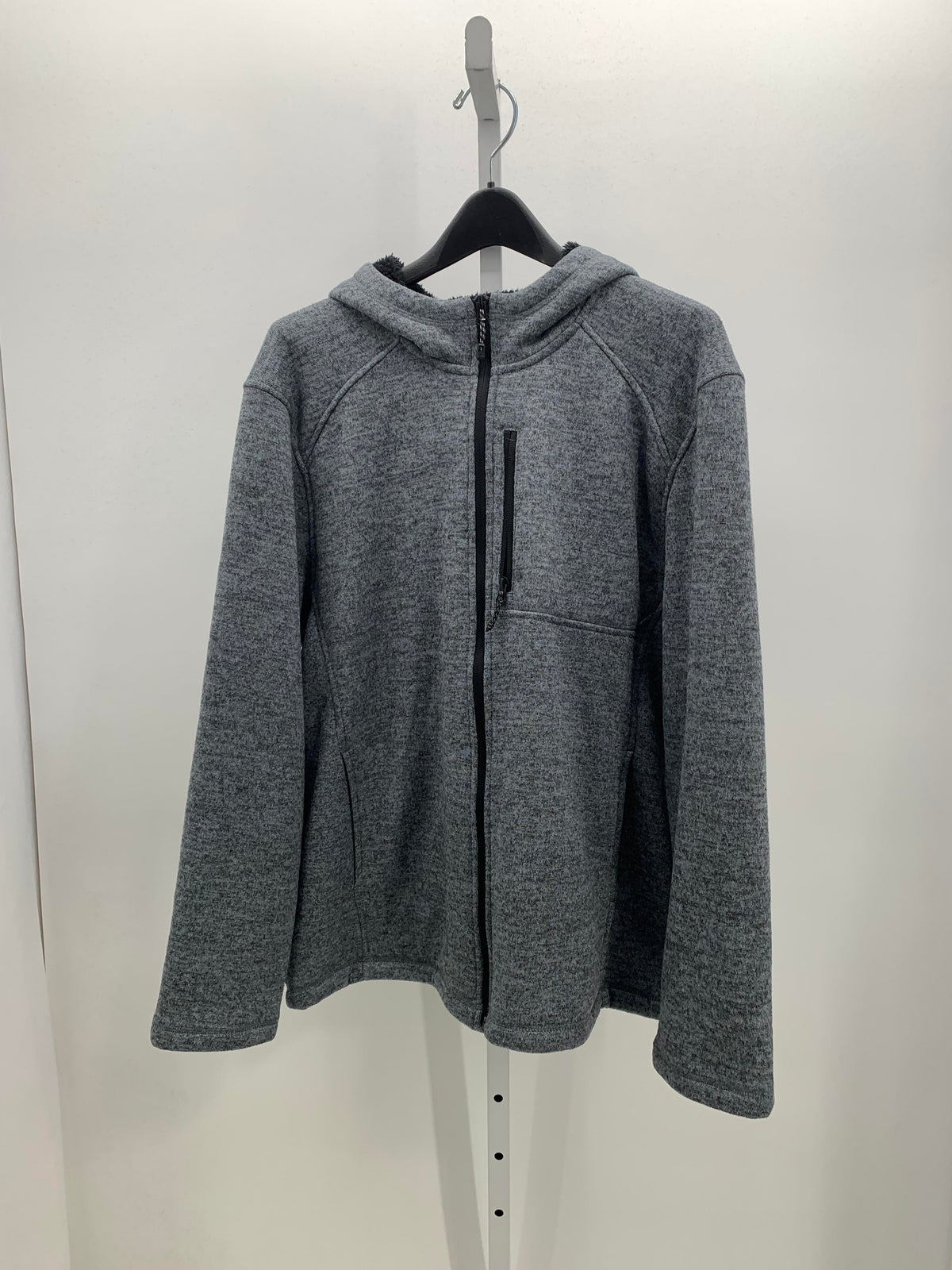 HOODED FAUX FUR LINED