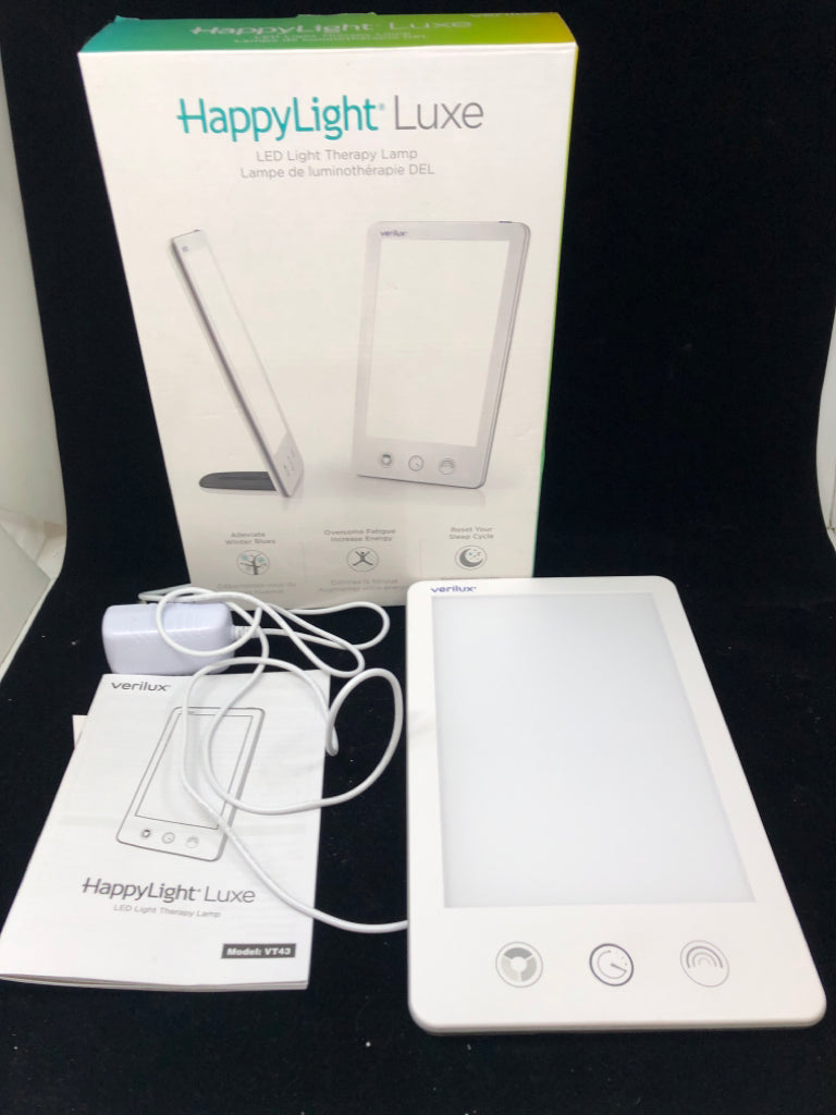 LED LIGHT THERAPY LAMP W/BOX.