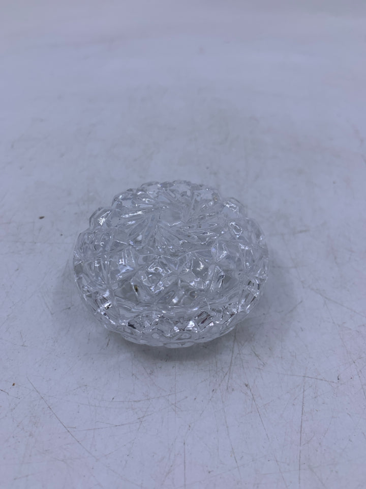 MINI GLASS TEXTURED CIRCLE.