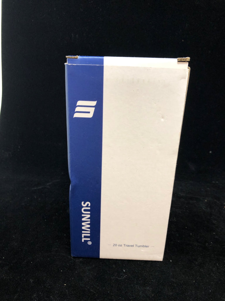 NIB MAROON SUNWILL TUMBLER.