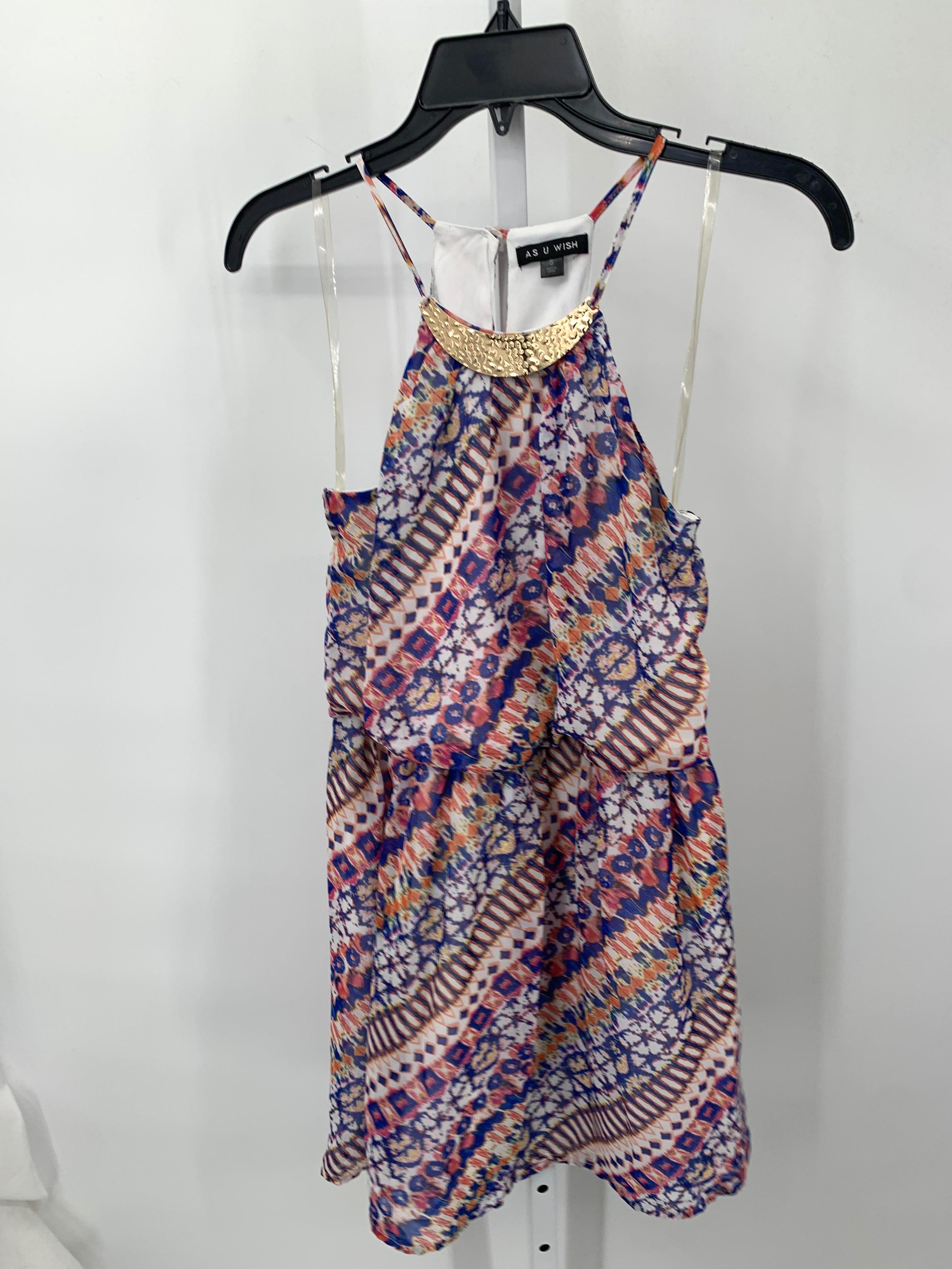 As U Wish Size Small Juniors Sleeveless Dress