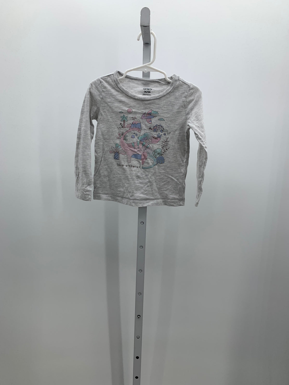 Carters Size 3T Girls Long Sleeve Shirt