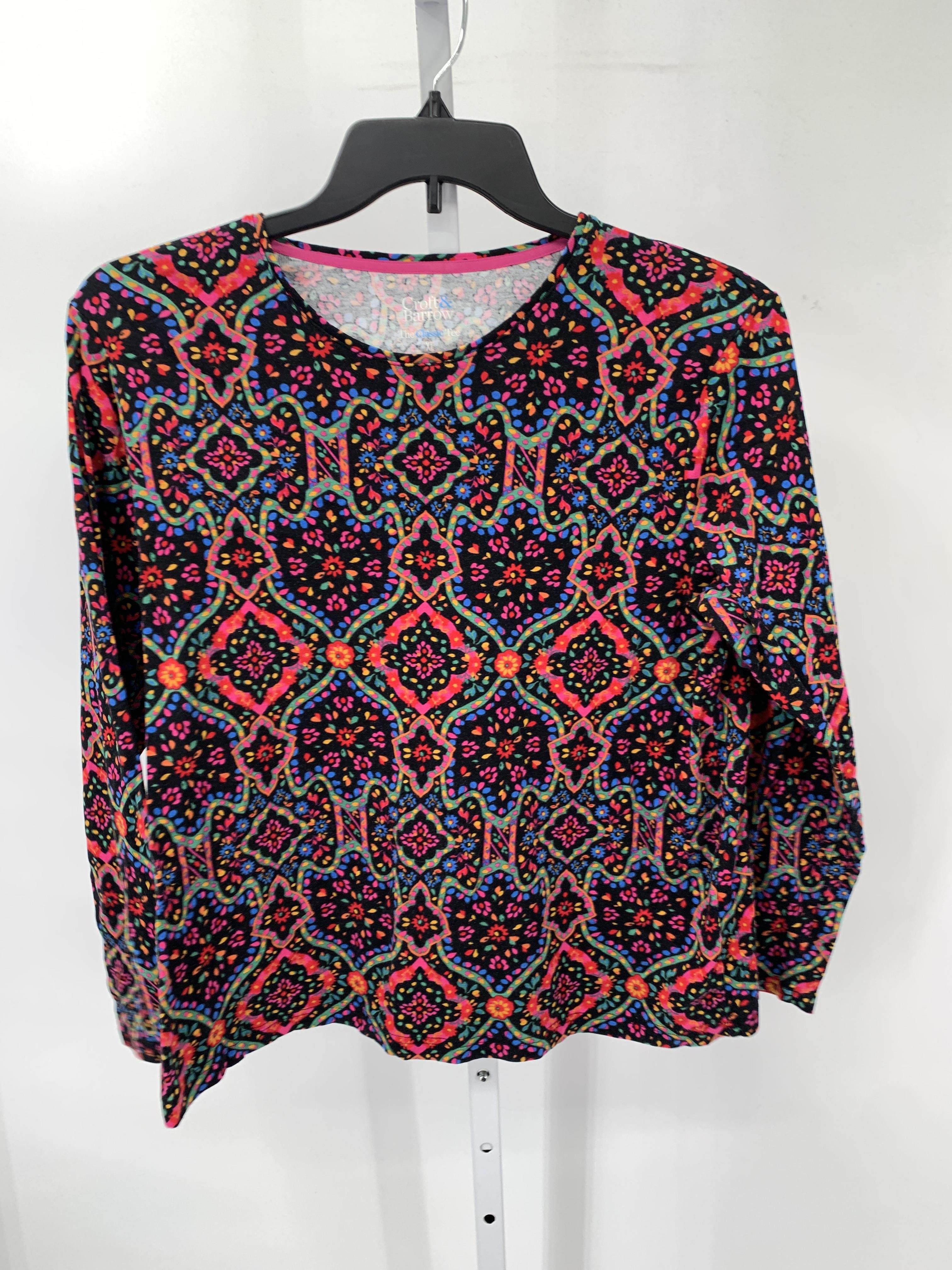 Croft & Barrow Size Extra Large Misses Long Sleeve Shirt