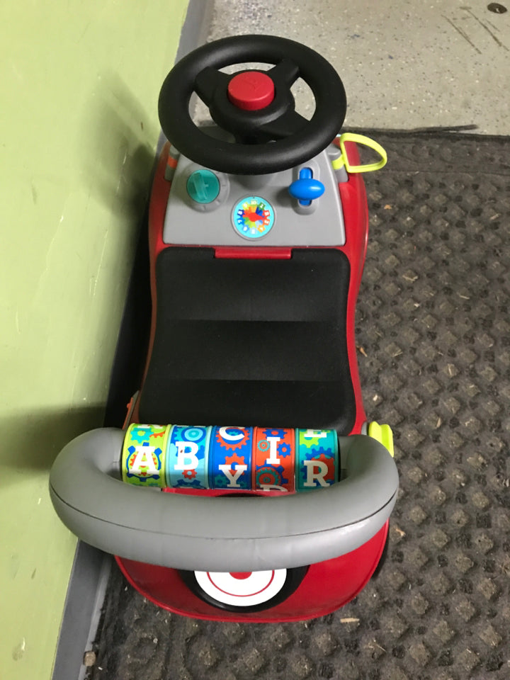 Radio Flyer Busy Buggy, 3 in 1 Push Walker & Ride-on with Interactive Features,