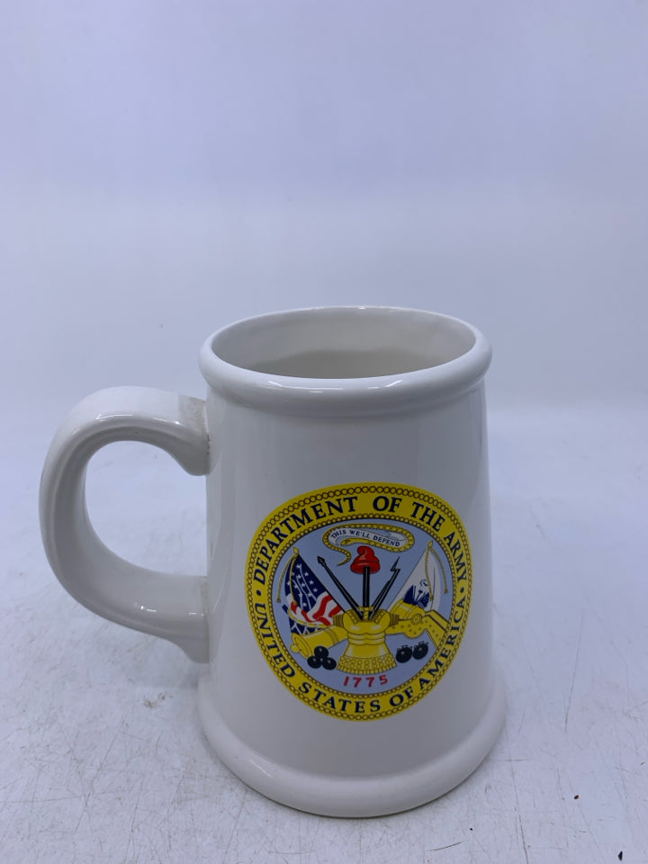 US ARMY CERAMIC STEIN.