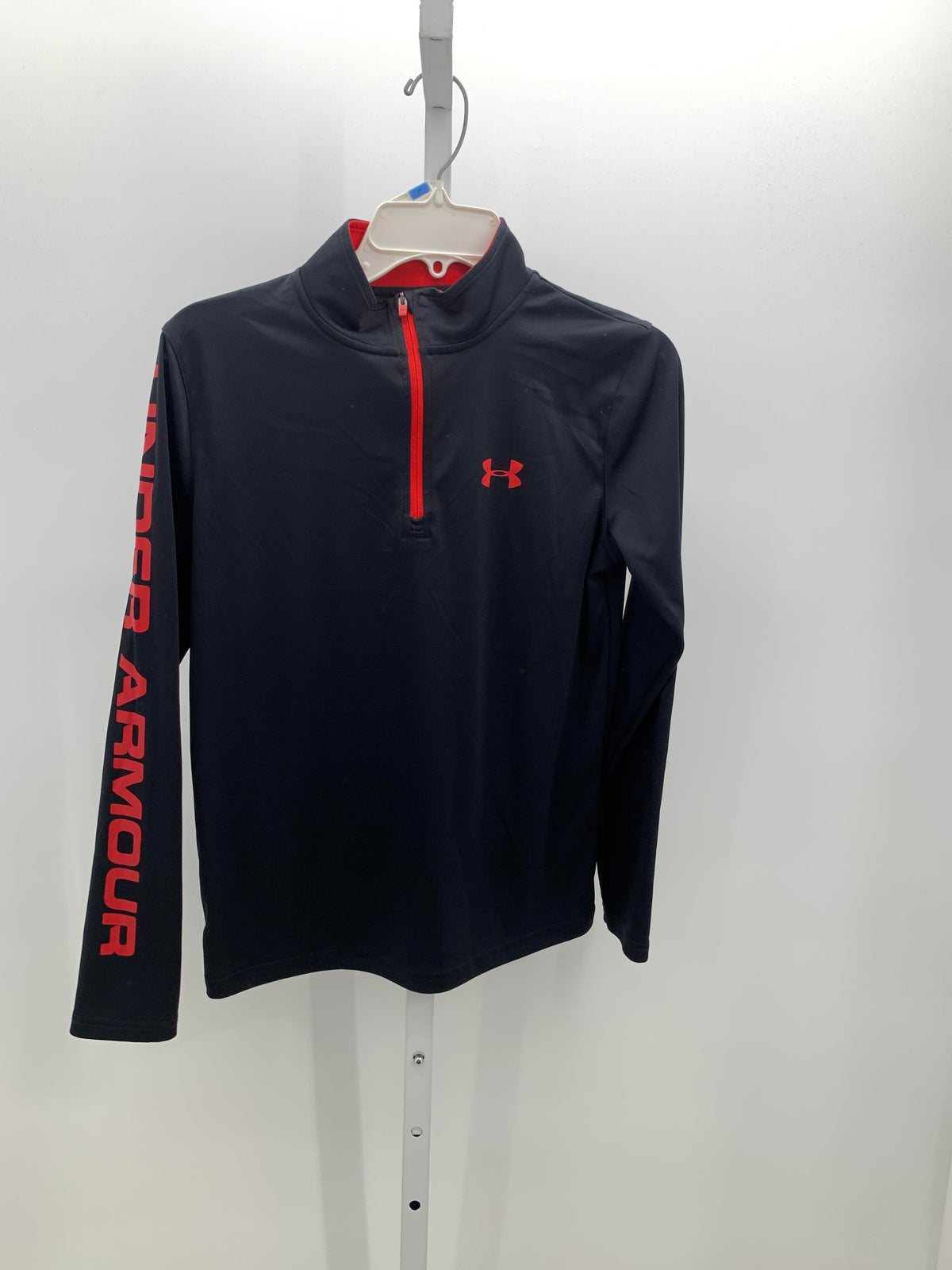 RED PARTIAL ZIP