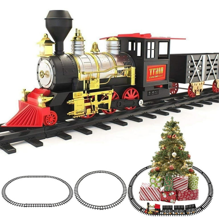 Electric Christmas Train Toy Set *minor wear*