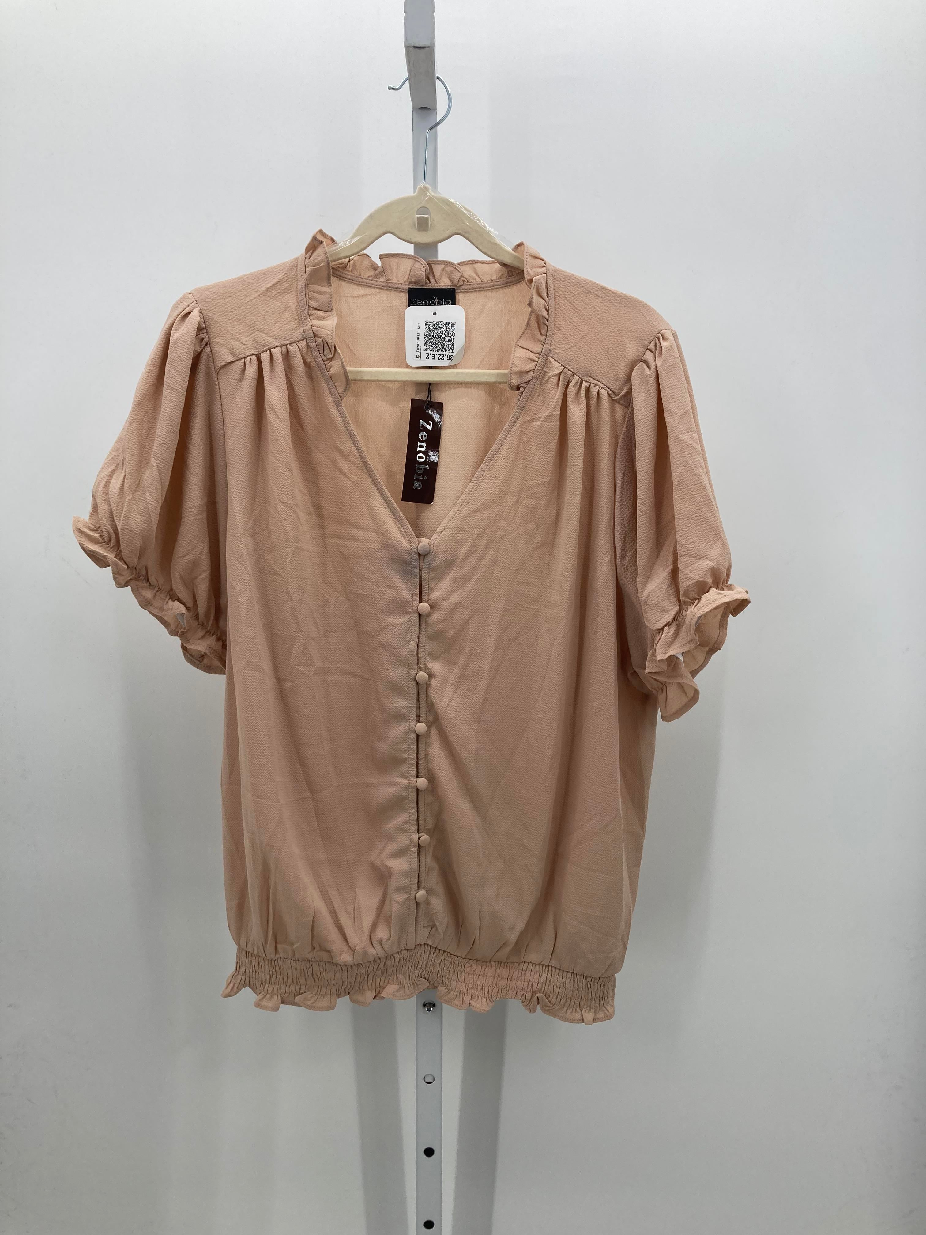 Size 2X Womens Short Sleeve Shirt