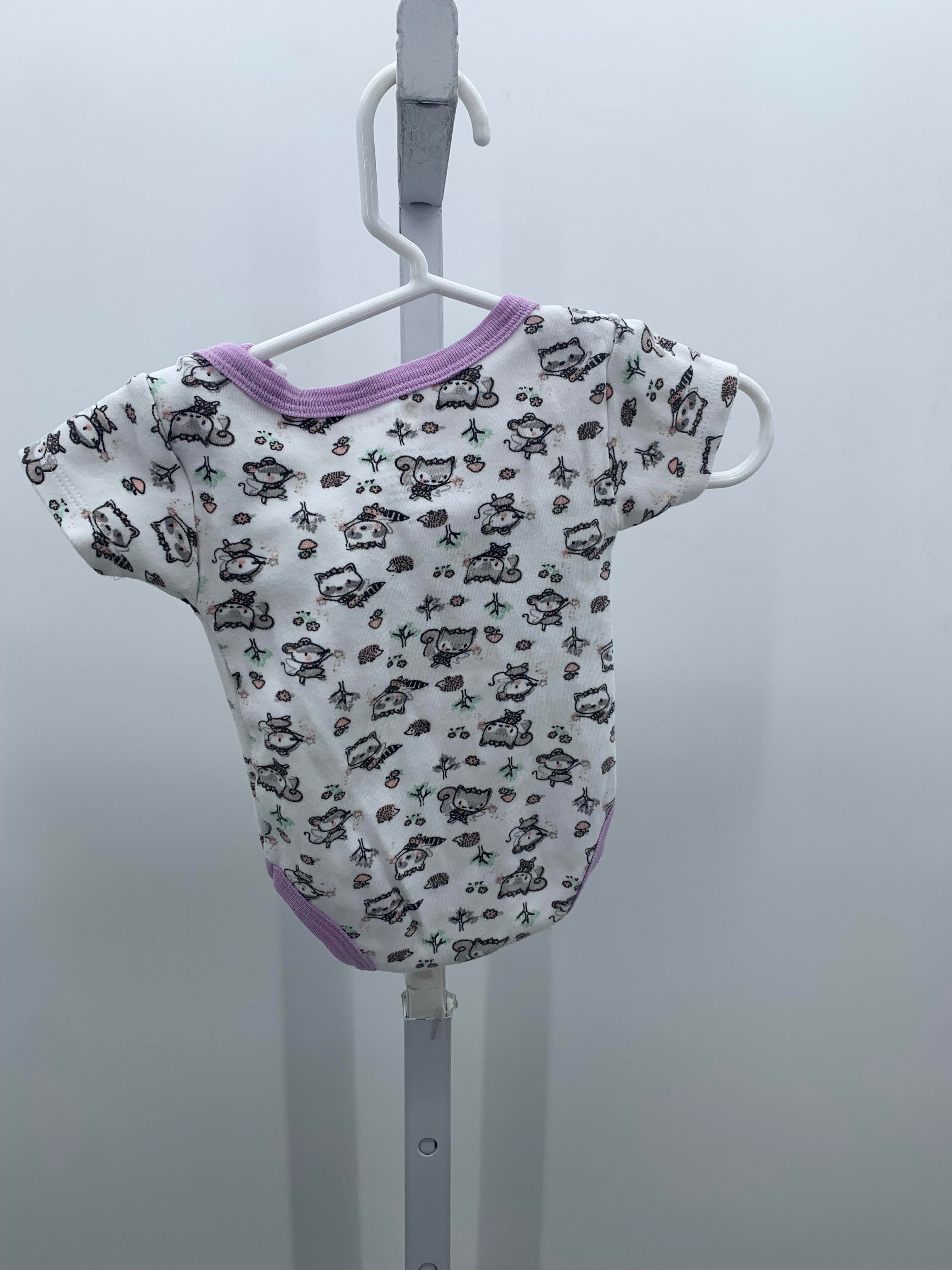 Size 0-3 months Girls Short Sleeve Shirt