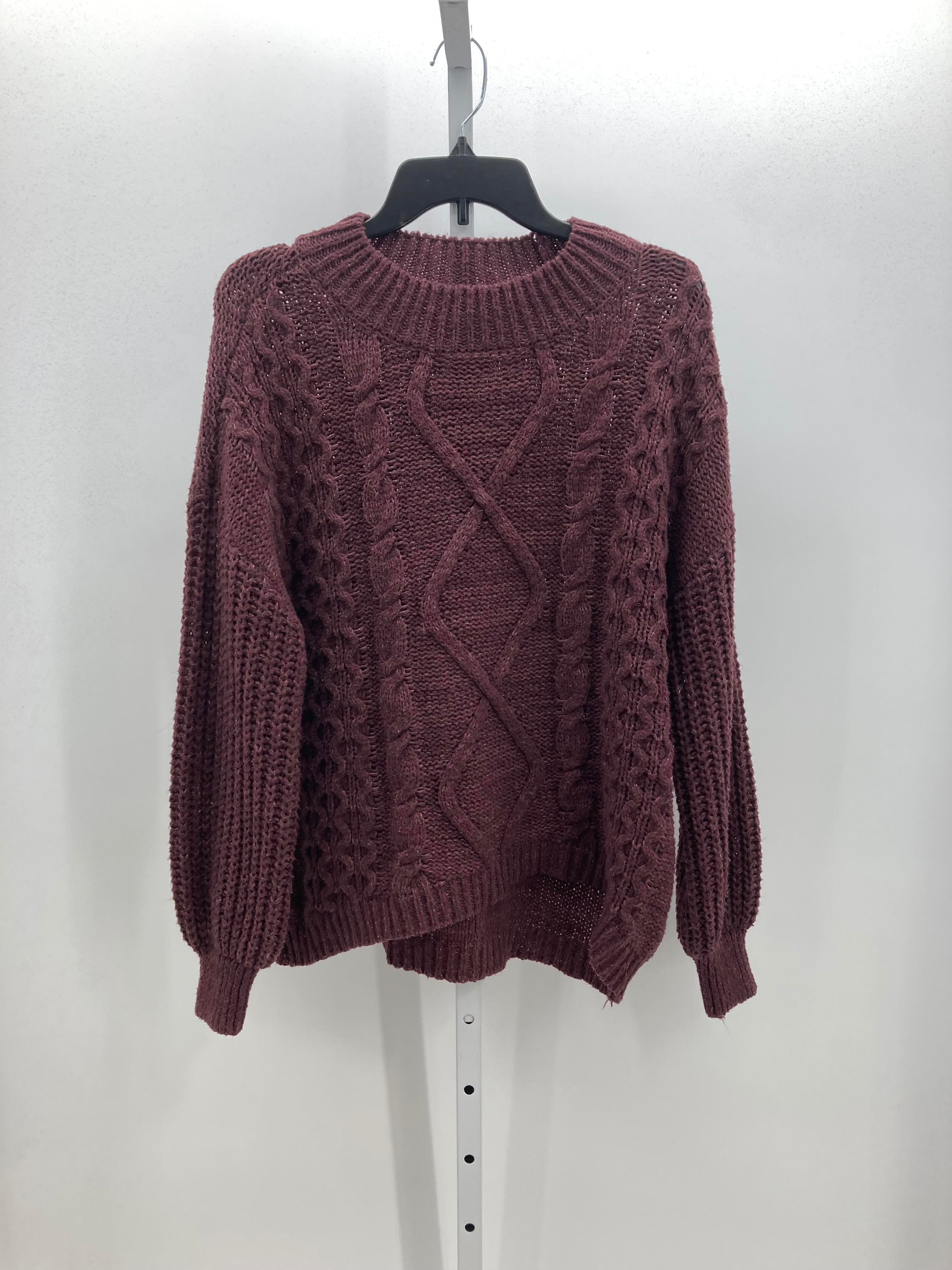 SO Size Large Juniors Long Sleeve Sweater