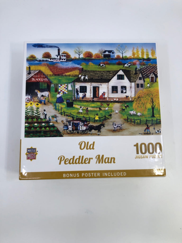 NIB OLD PEDDLER MAN PUZZLE.