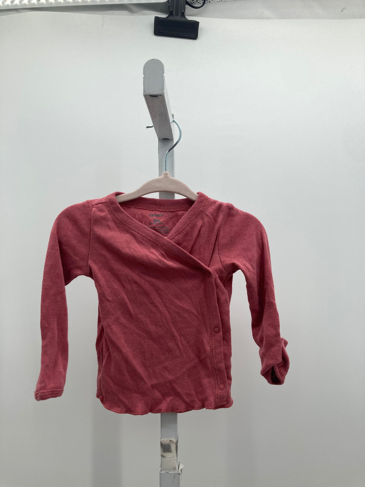 Carters Size 3 Months Girls Long Sleeve Shirt