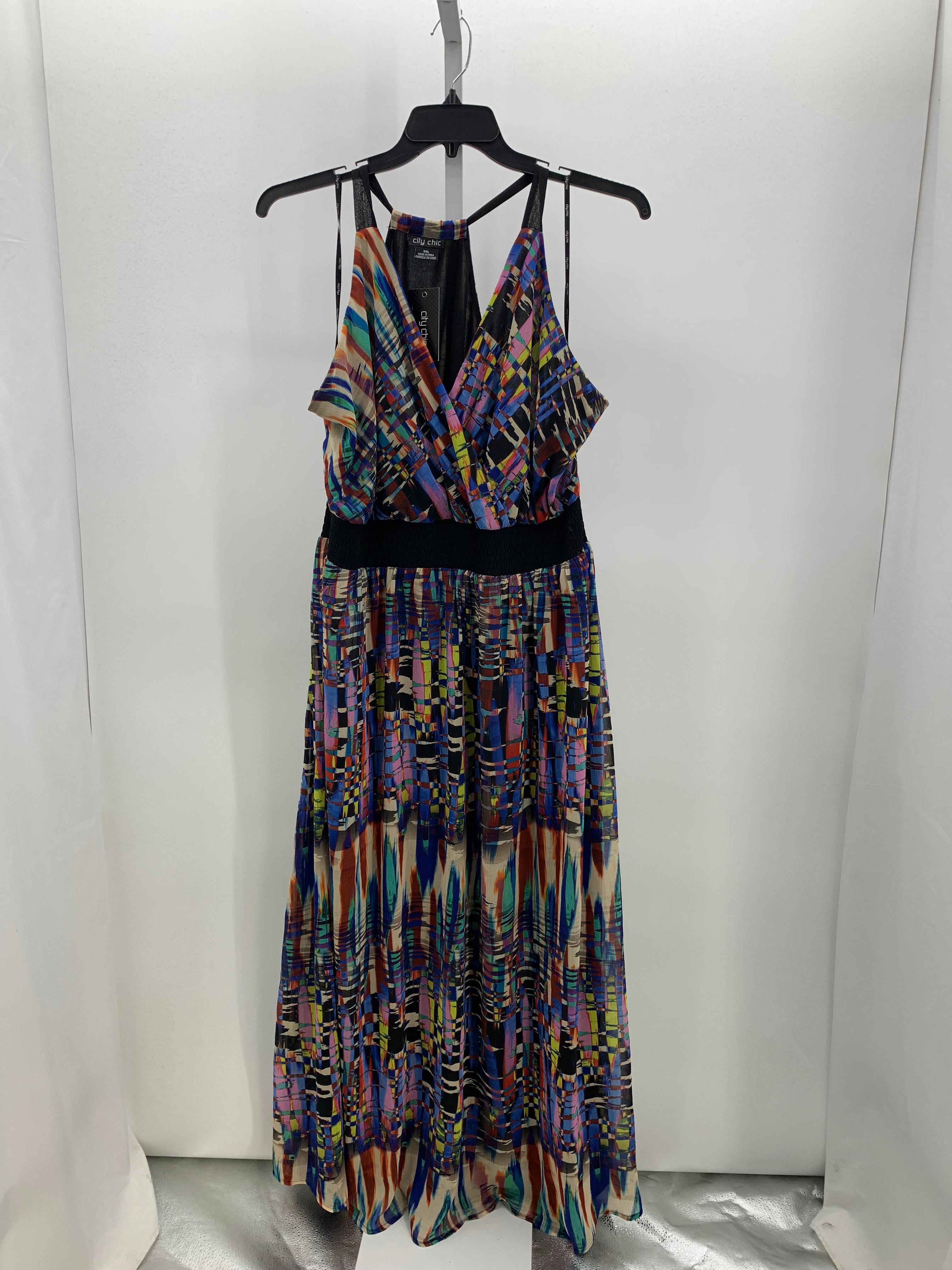 City Chic Size XXL Misses Sleeveless Dress