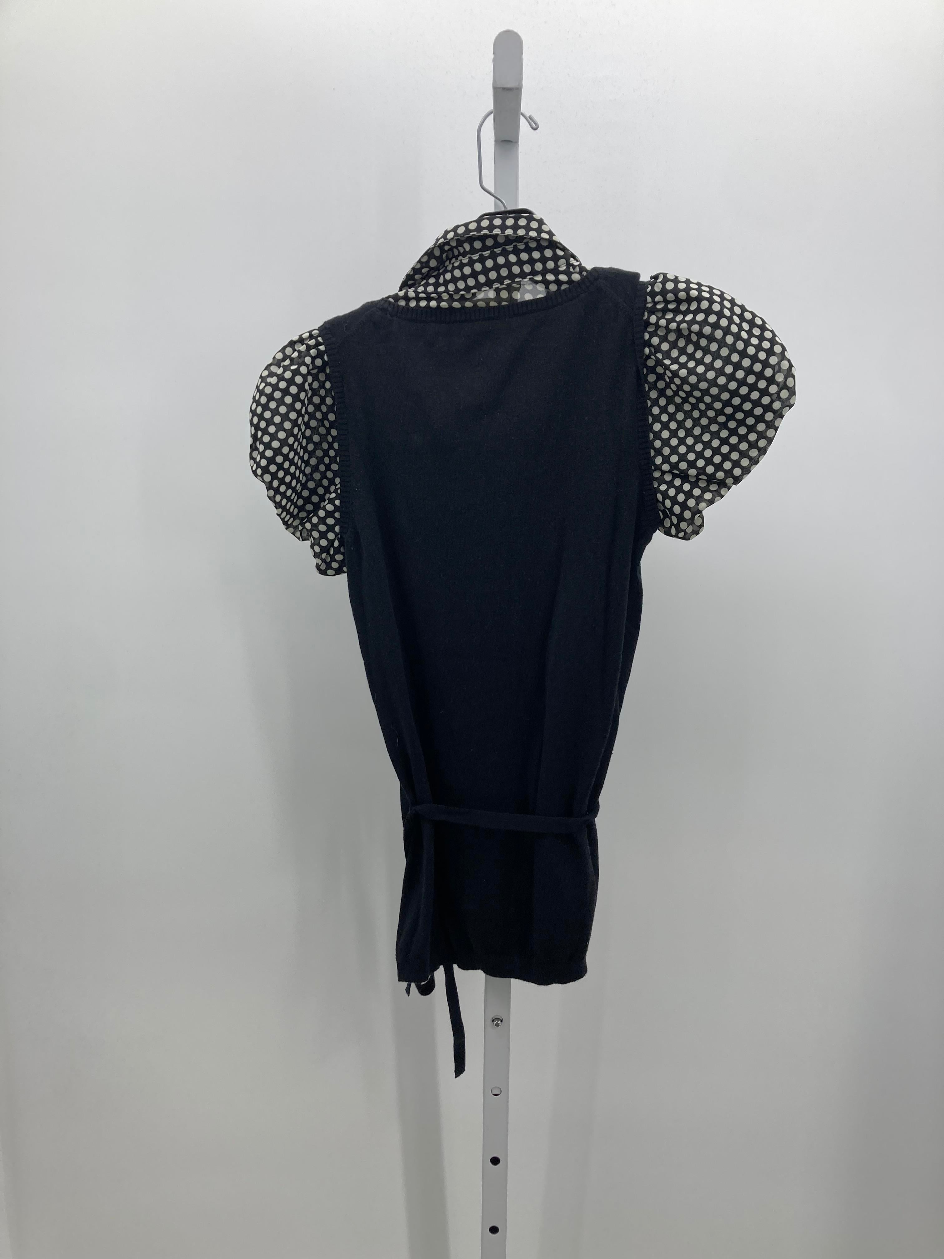 Max Studio Size Small Misses Short Slv Sweater