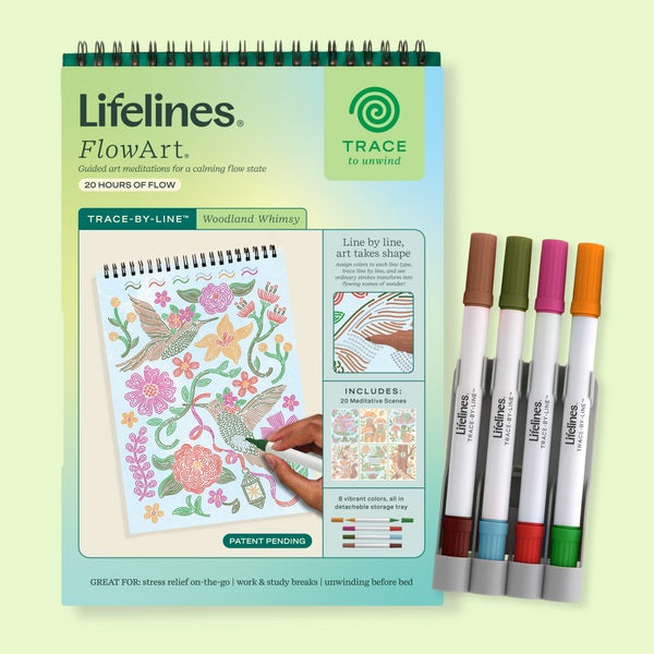 New FlowArt® : Trace-By-Line, Woodland Whimsy
