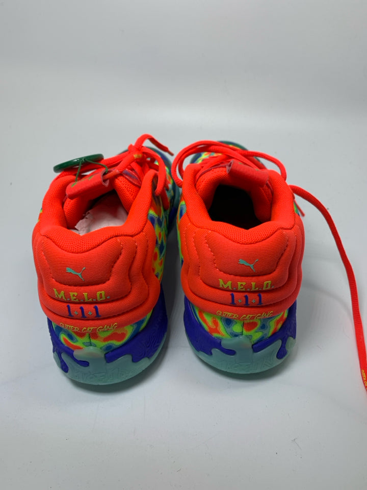 Puma MB.03 Gutter Cat Gang Red Blast-Safety Yellow Basketball Sneakers- New In B