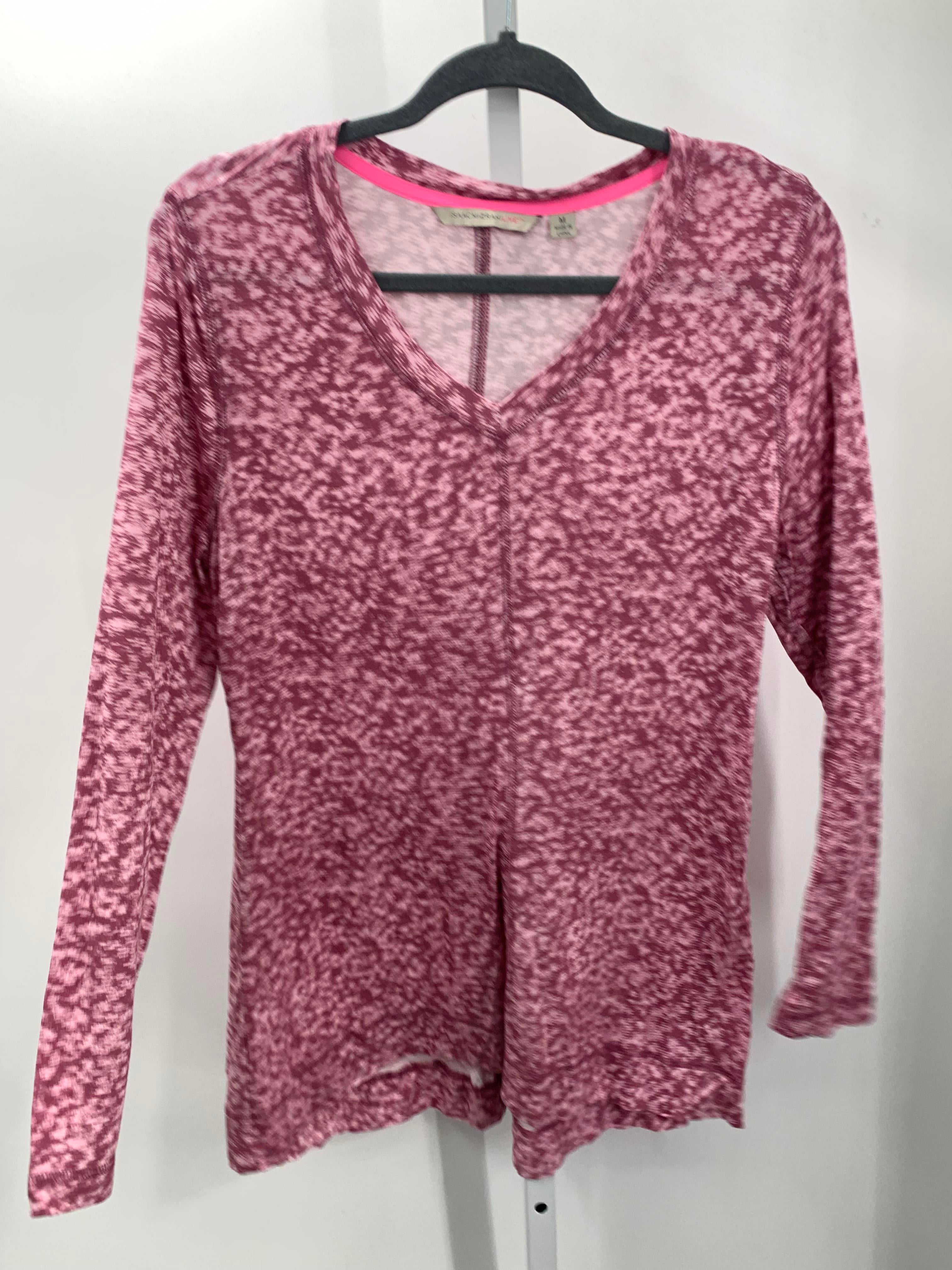 Isaac Mizrahi Size Medium Misses Long Sleeve Shirt