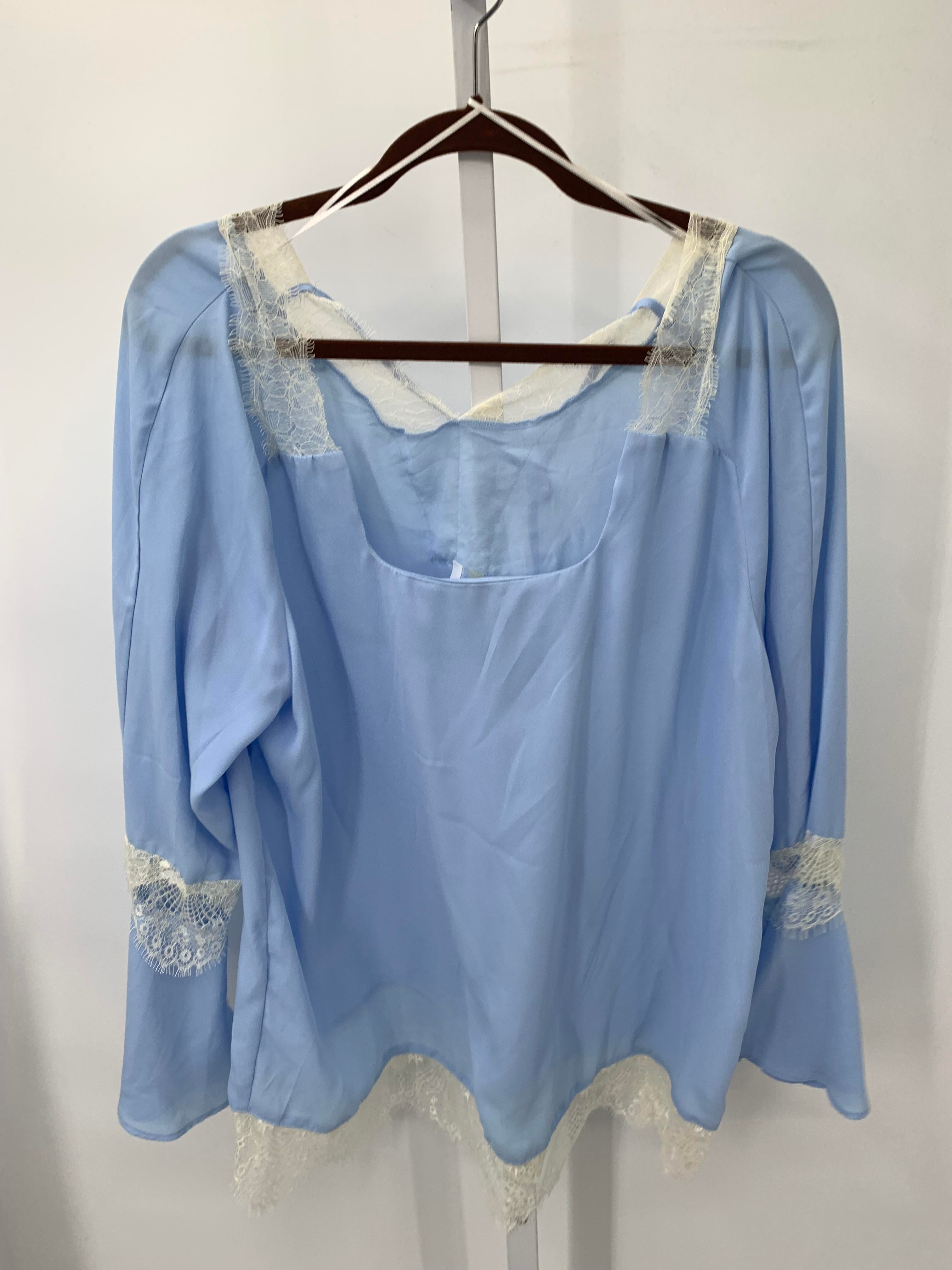 NY Collection Size Extra Large Misses Long Sleeve Shirt