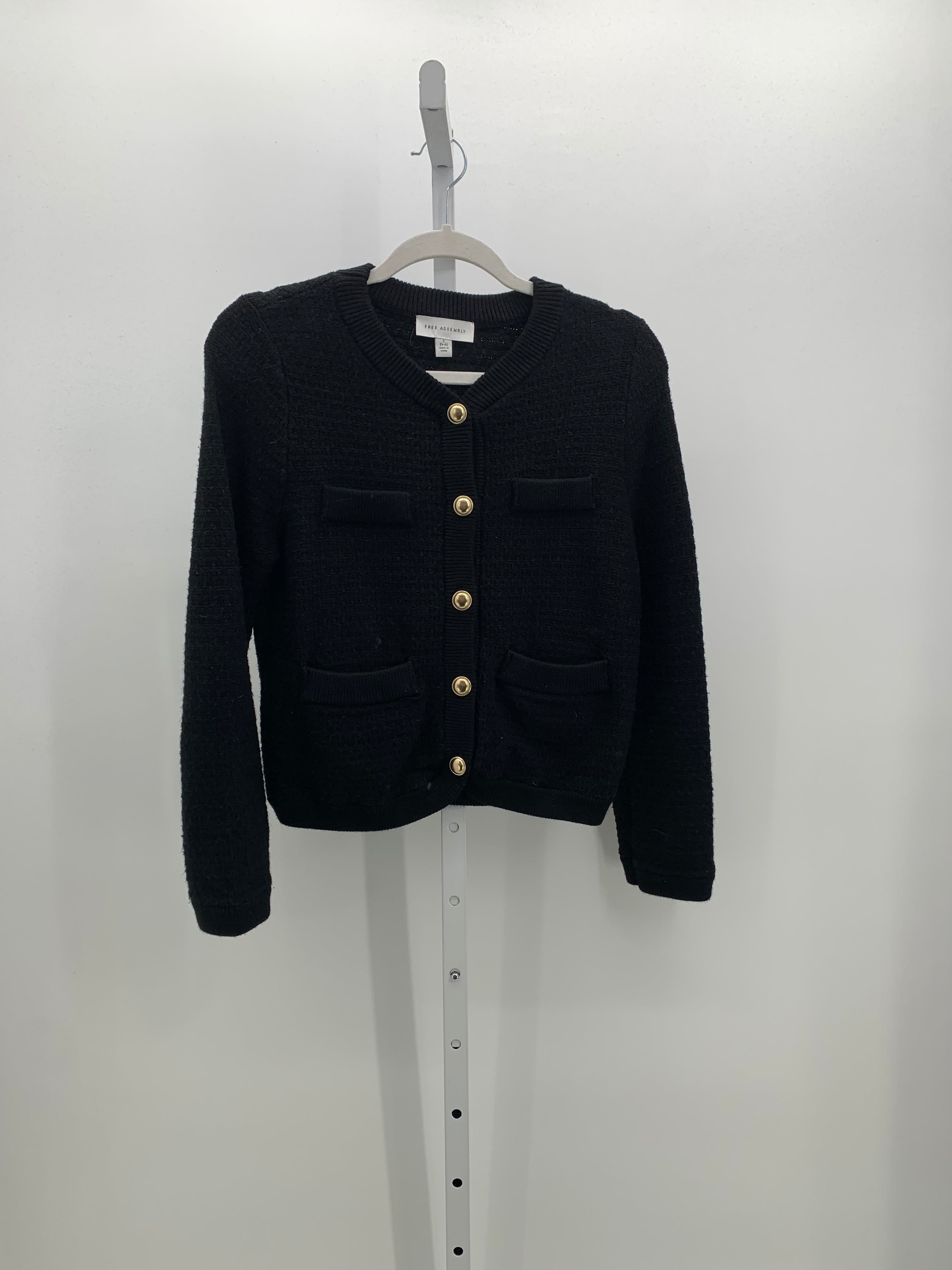 Free Assembly Size Small Misses Long Slv Sweater