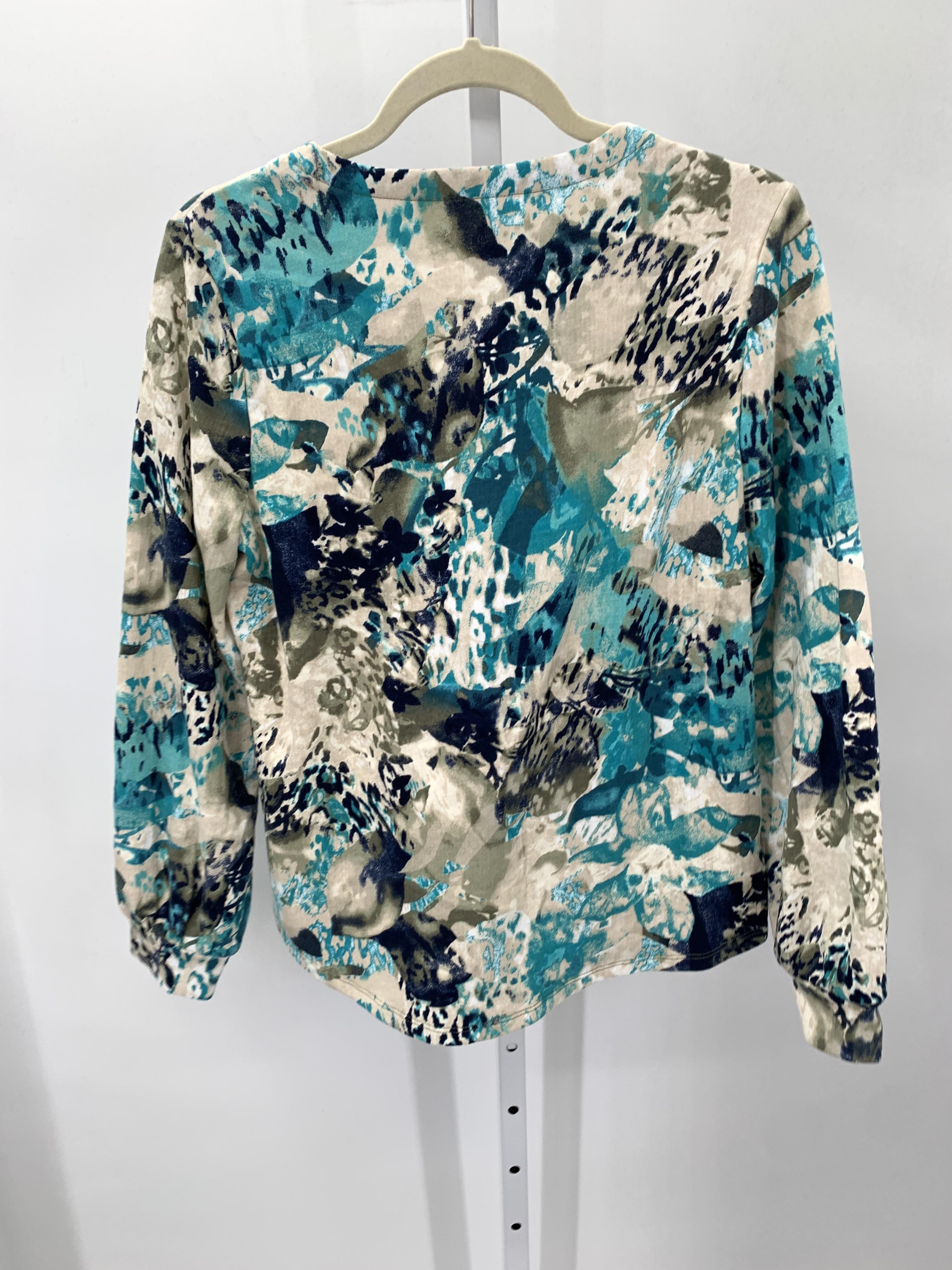 Chico's Size X Small Misses Long Sleeve Shirt