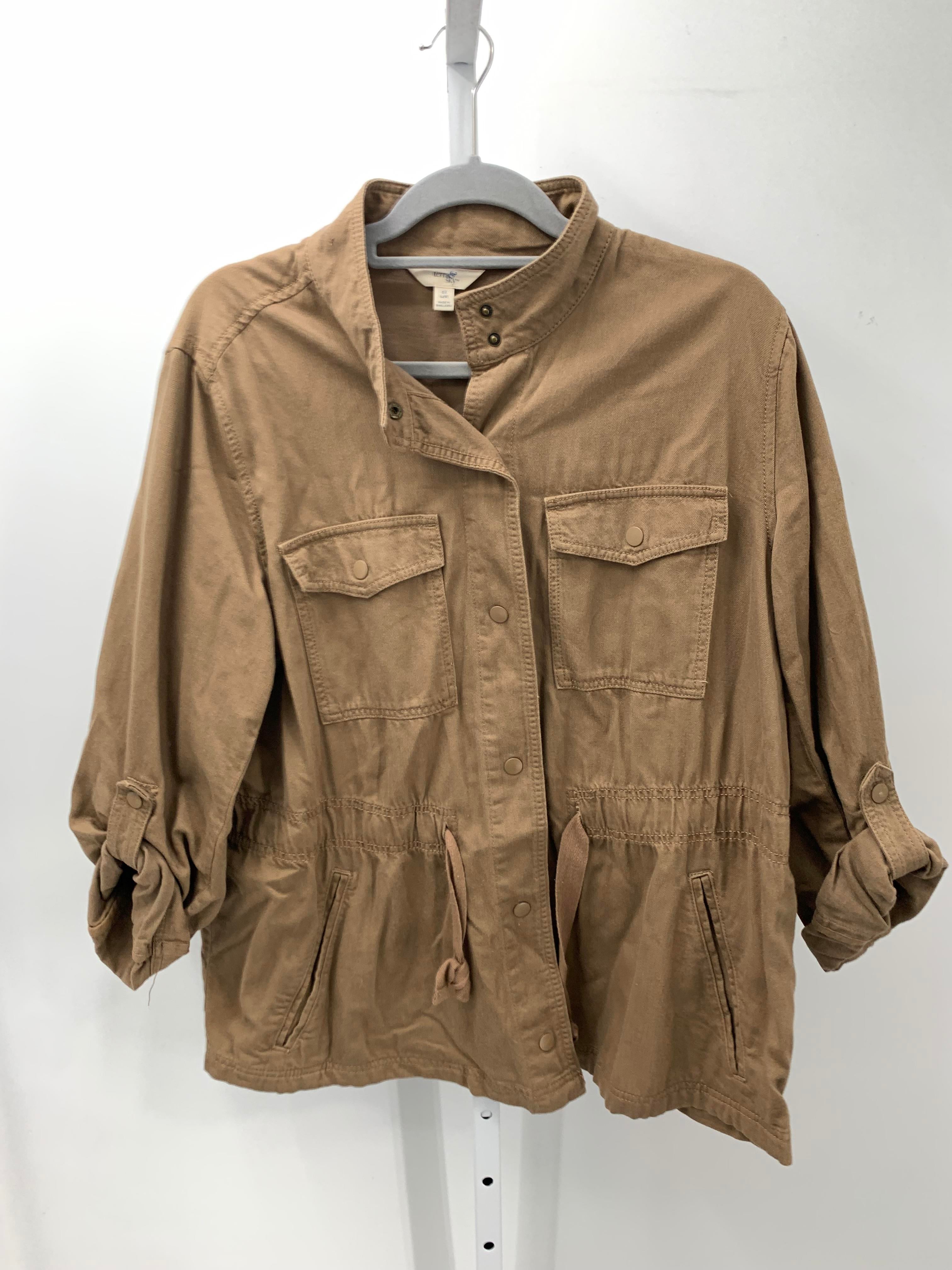 Terra & Sky Size 0X Womens Lightweight Jacket