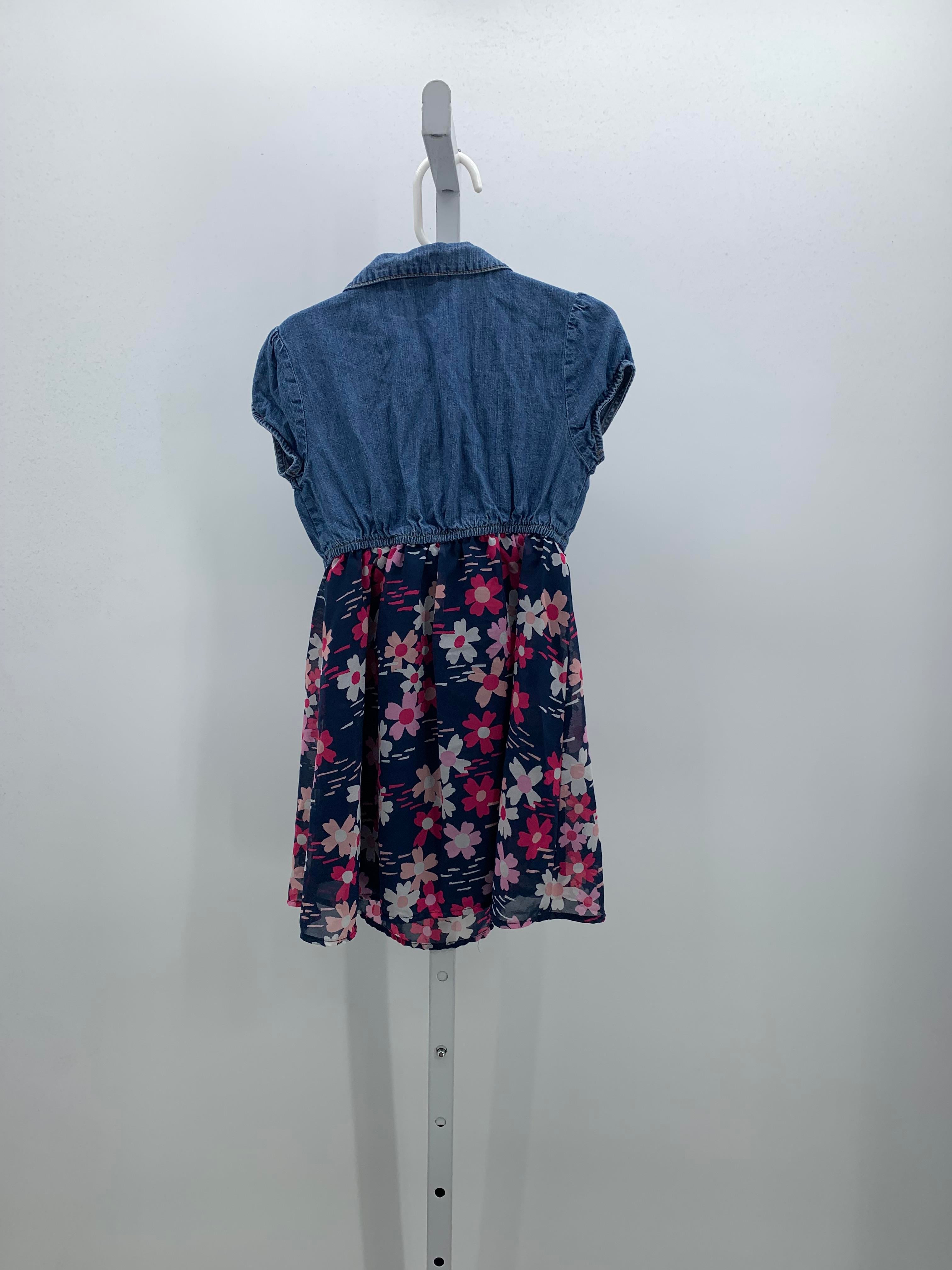 Wonder Nation Size 4-5 Girls Short Sleeve Dress