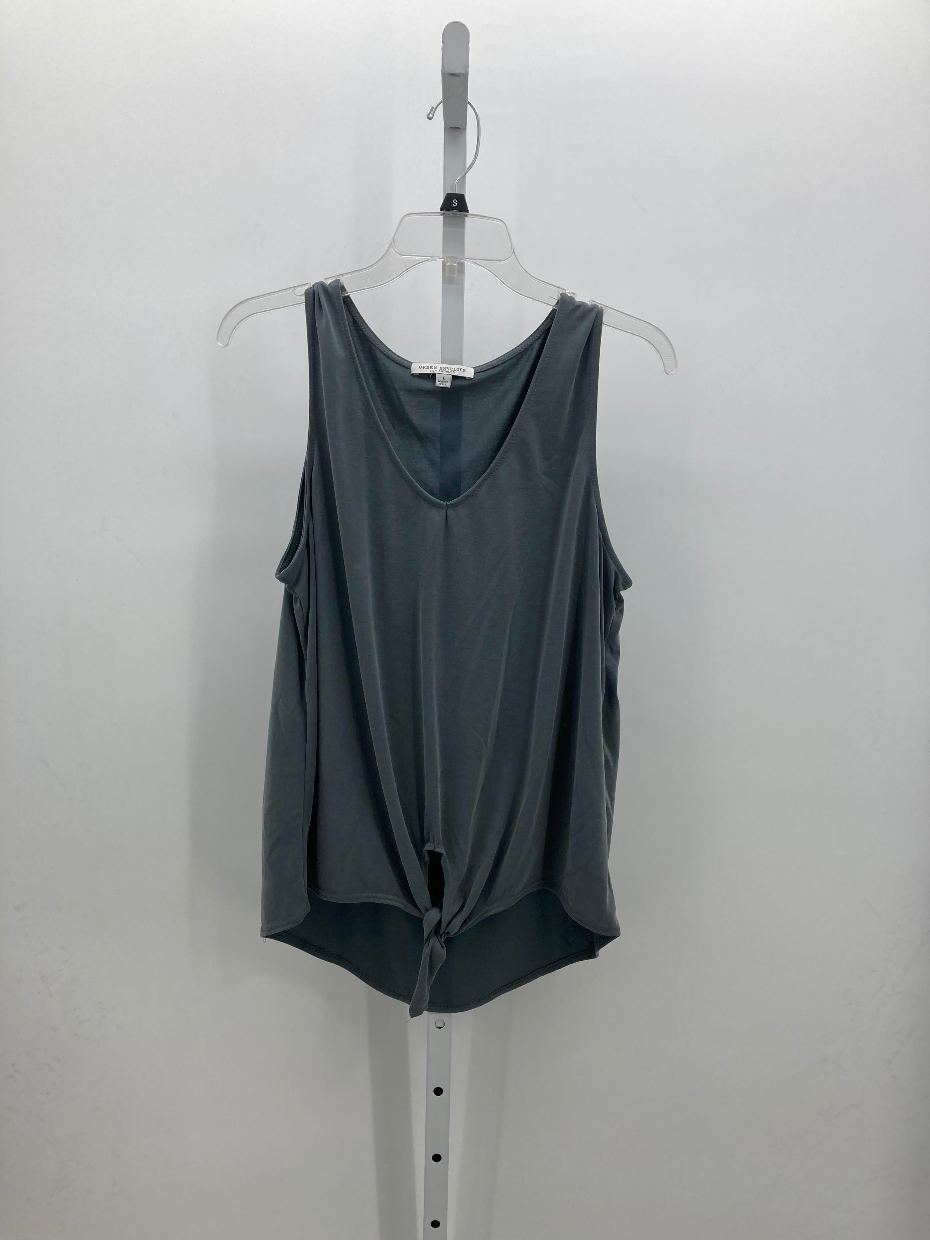 Green Envelope Size Large Misses Tank