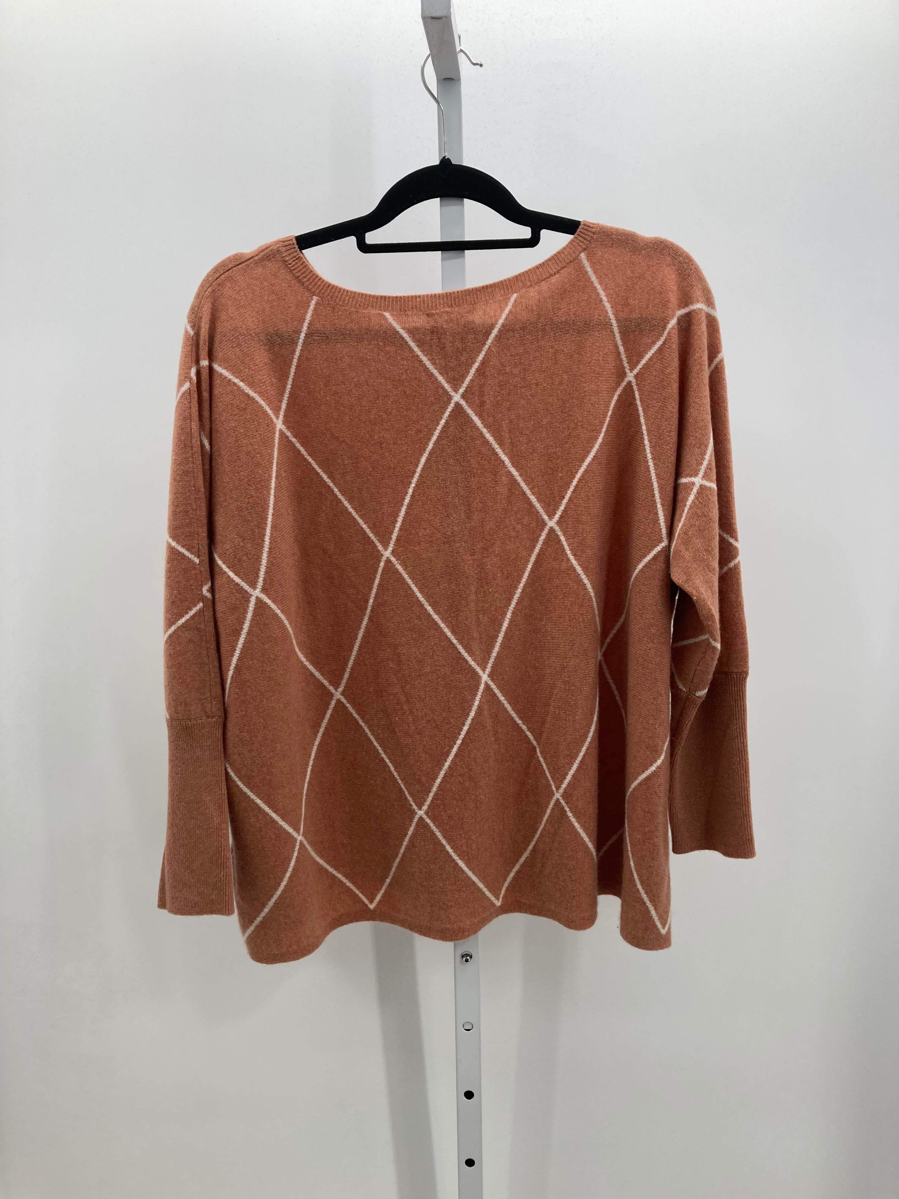 Garnet Hill Size Large Misses Long Slv Sweater