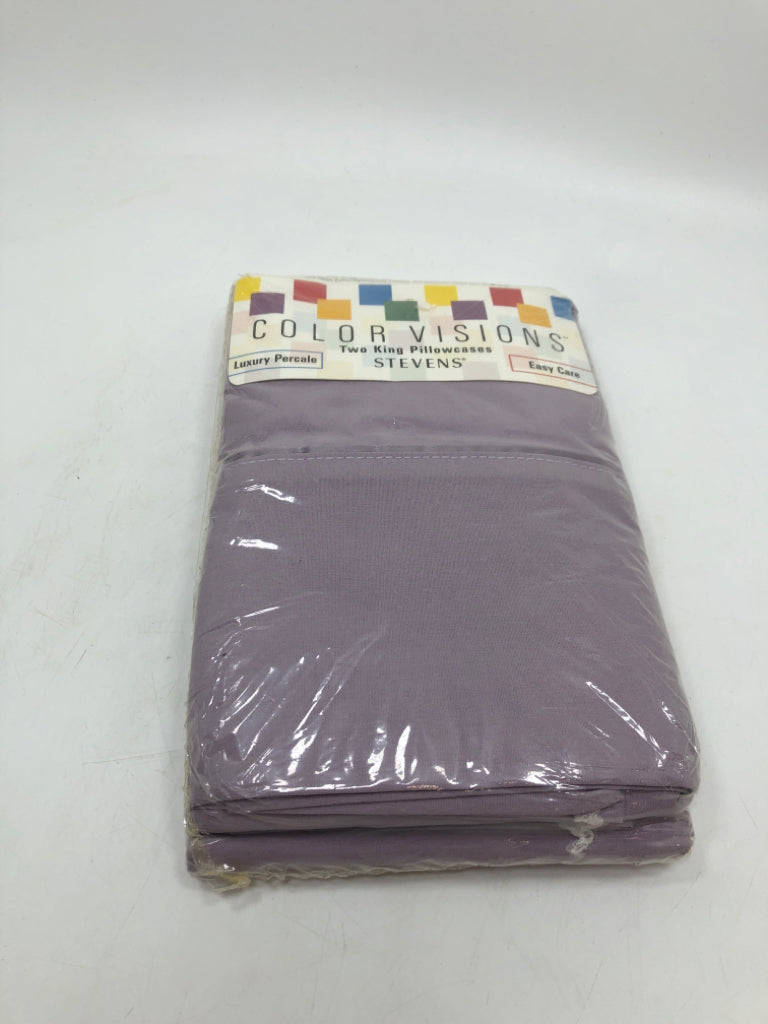 PURPLE KING PILLOWCASES.