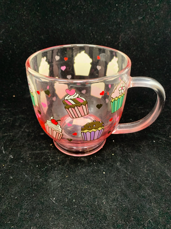 CUPCAKES GLASS MUG