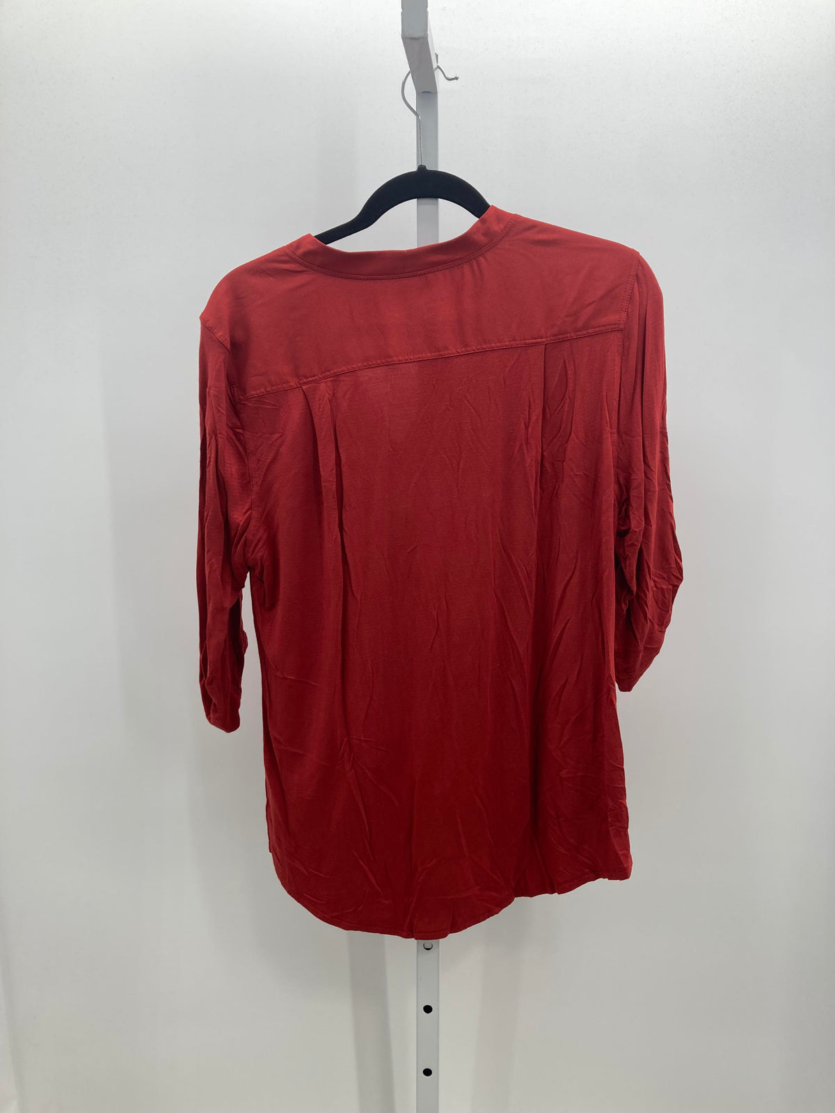 Calvin Klein Size Large Misses 3/4 Sleeve Shirt
